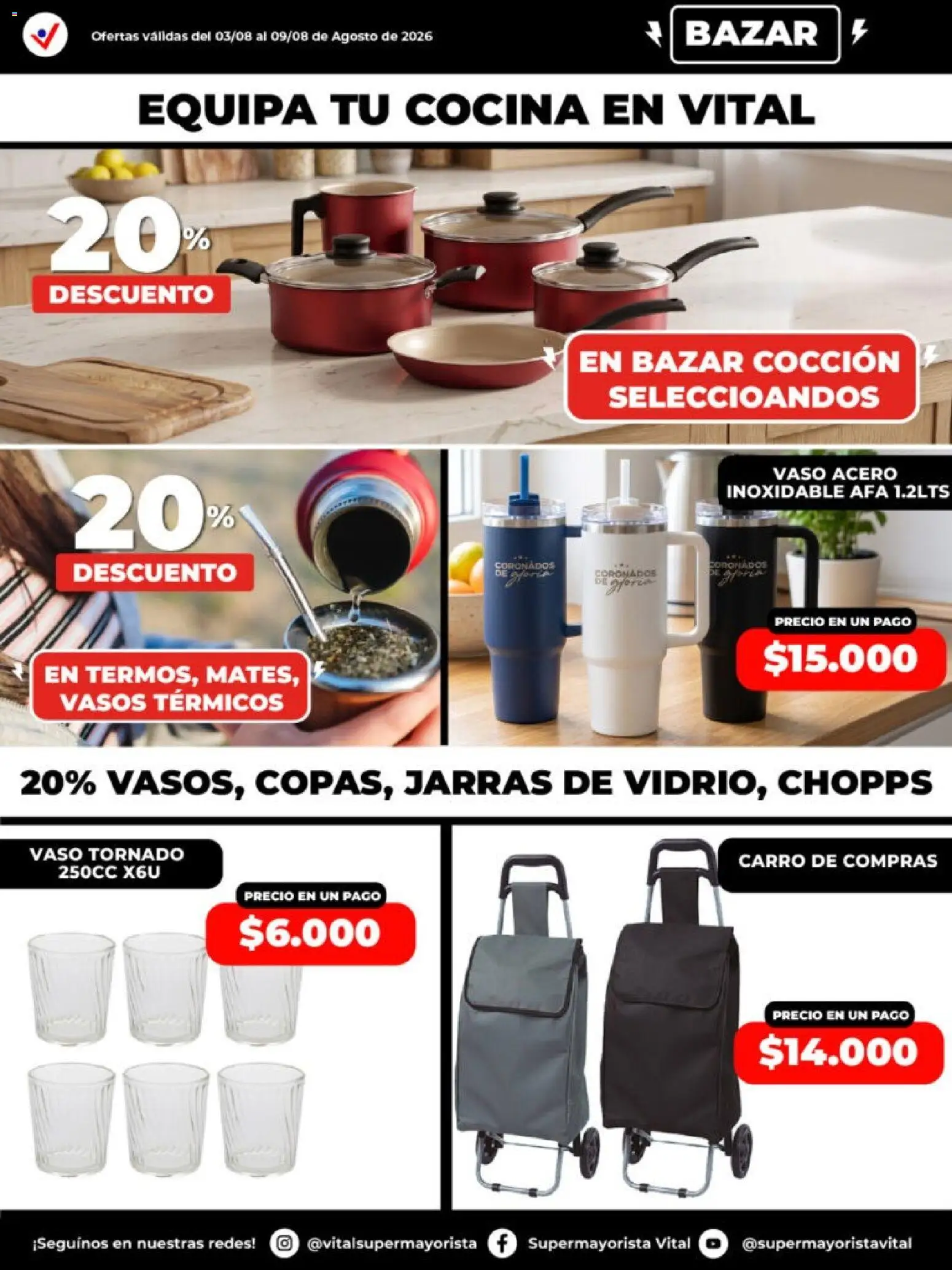 Vista previa del folleto de la tienda Vital válido desde el 03/08/2026 