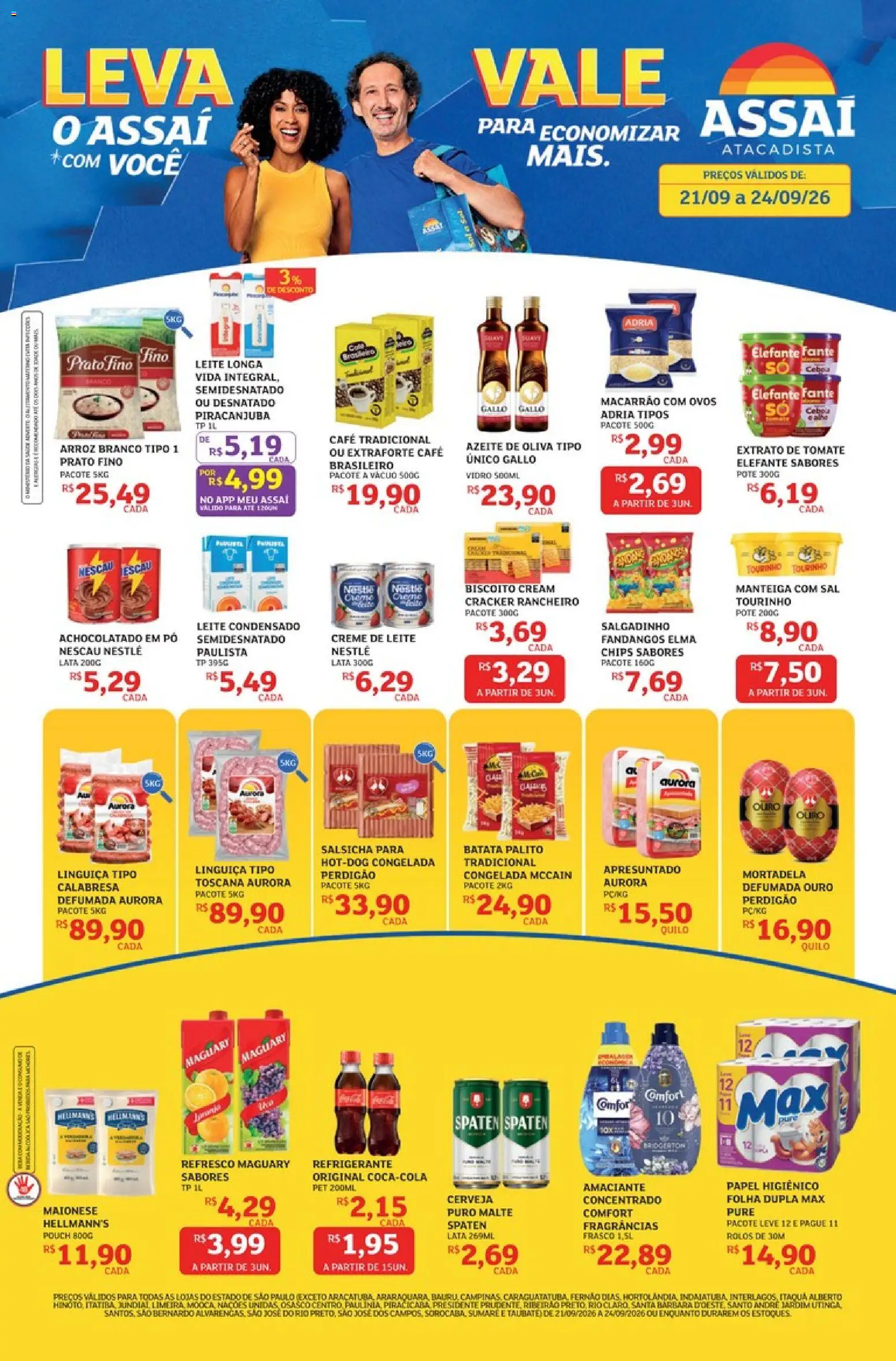 Pré-Visualização do folheto "Assaí Atacadista ofertas - SP" da loja Assaí Atacadista válido a partir de 21/09/2026