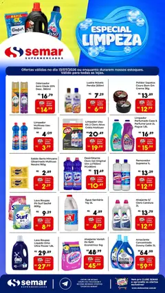 Pré-Visualização do folheto "Semar Supermercado - Ofertas da semana" da loja Semar Supermercado válido a partir de 13/07/2026