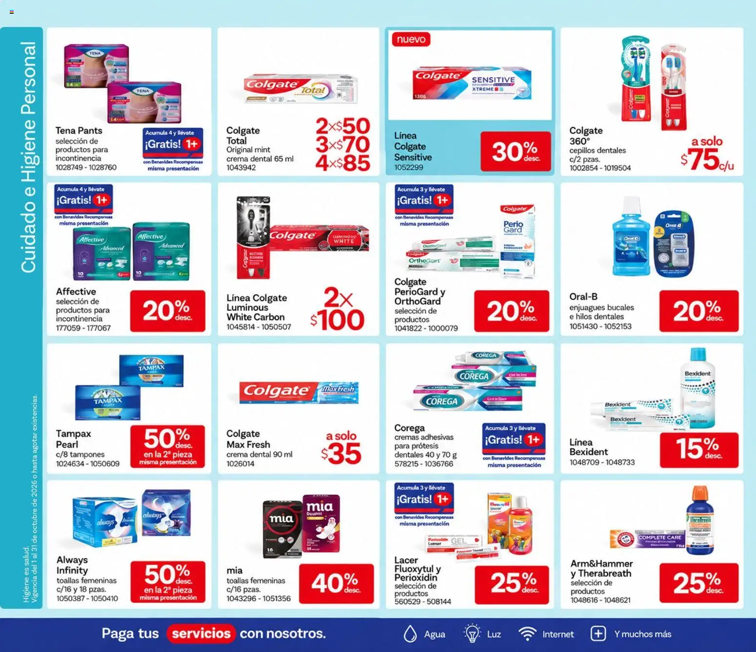 Vista previa las ofertas de la tienda Farmacia Benavides - Farmacia Benavides catálogo desde el 01/10/2026 