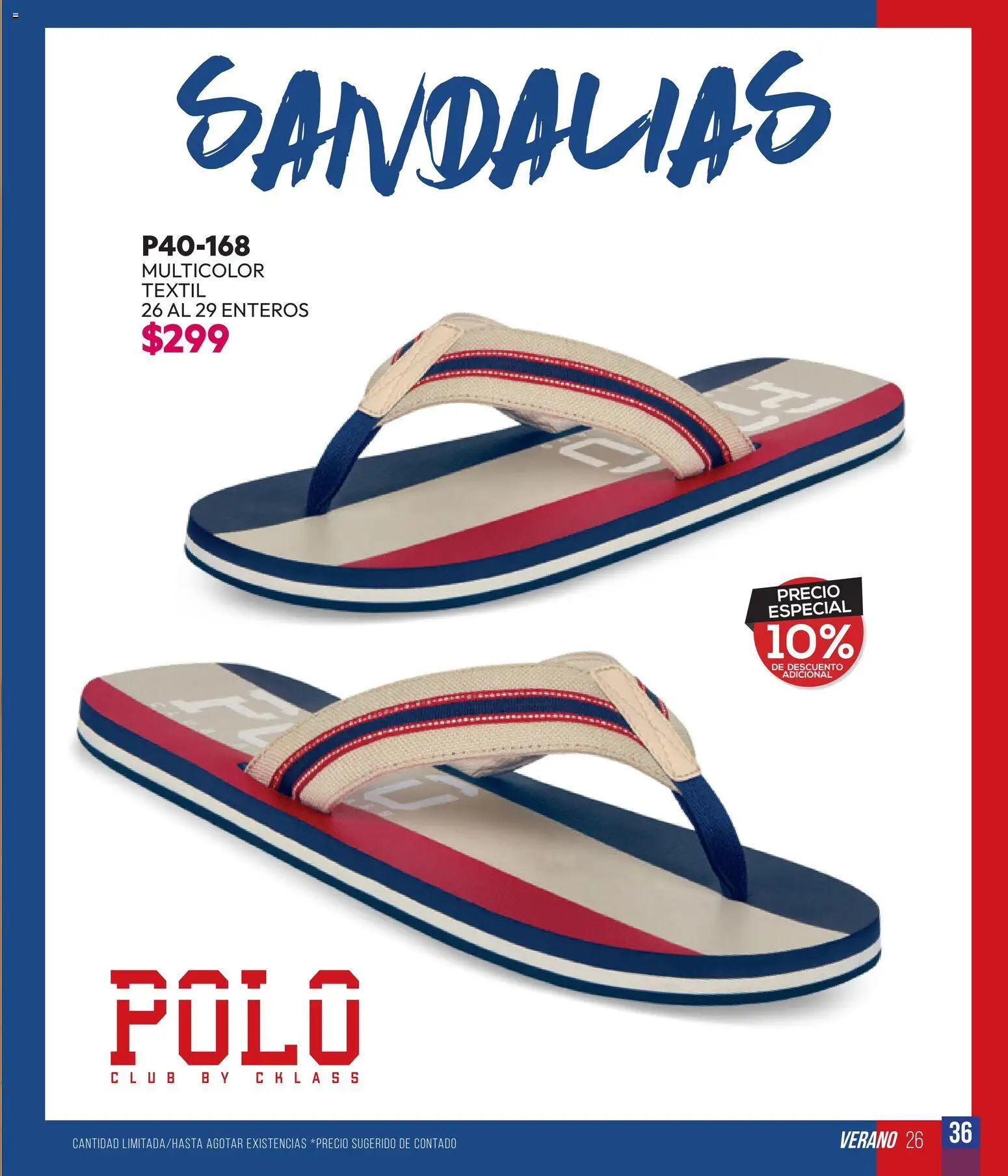 Vista previa las ofertas de la tienda Cklass - Cklass catálogo Sportweek desde el 28/04/2026 - Sandalias