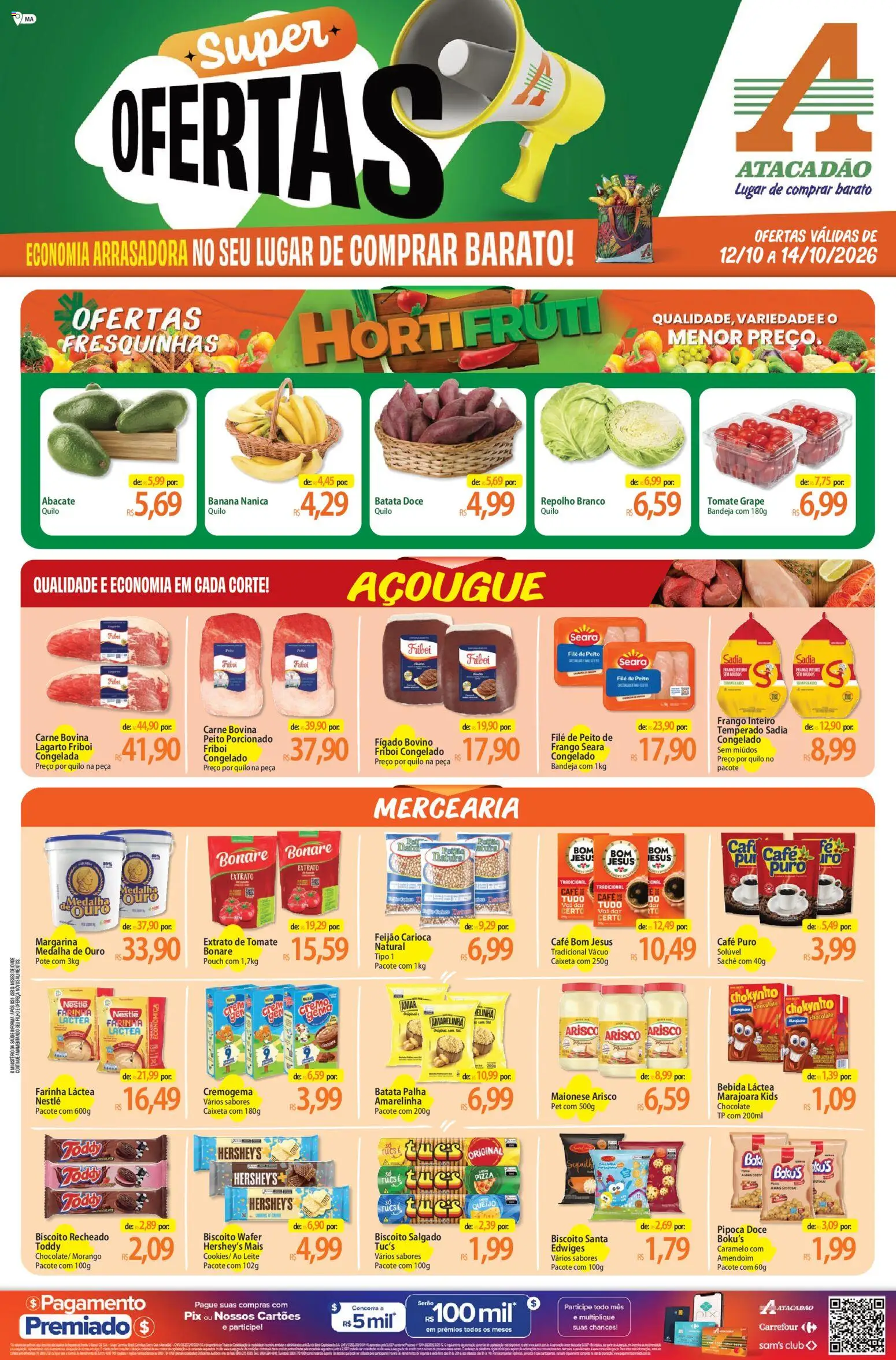 Pré-Visualização do folheto "Atacadão ofertas - MA" da loja Atacadão válido a partir de 12/10/2026