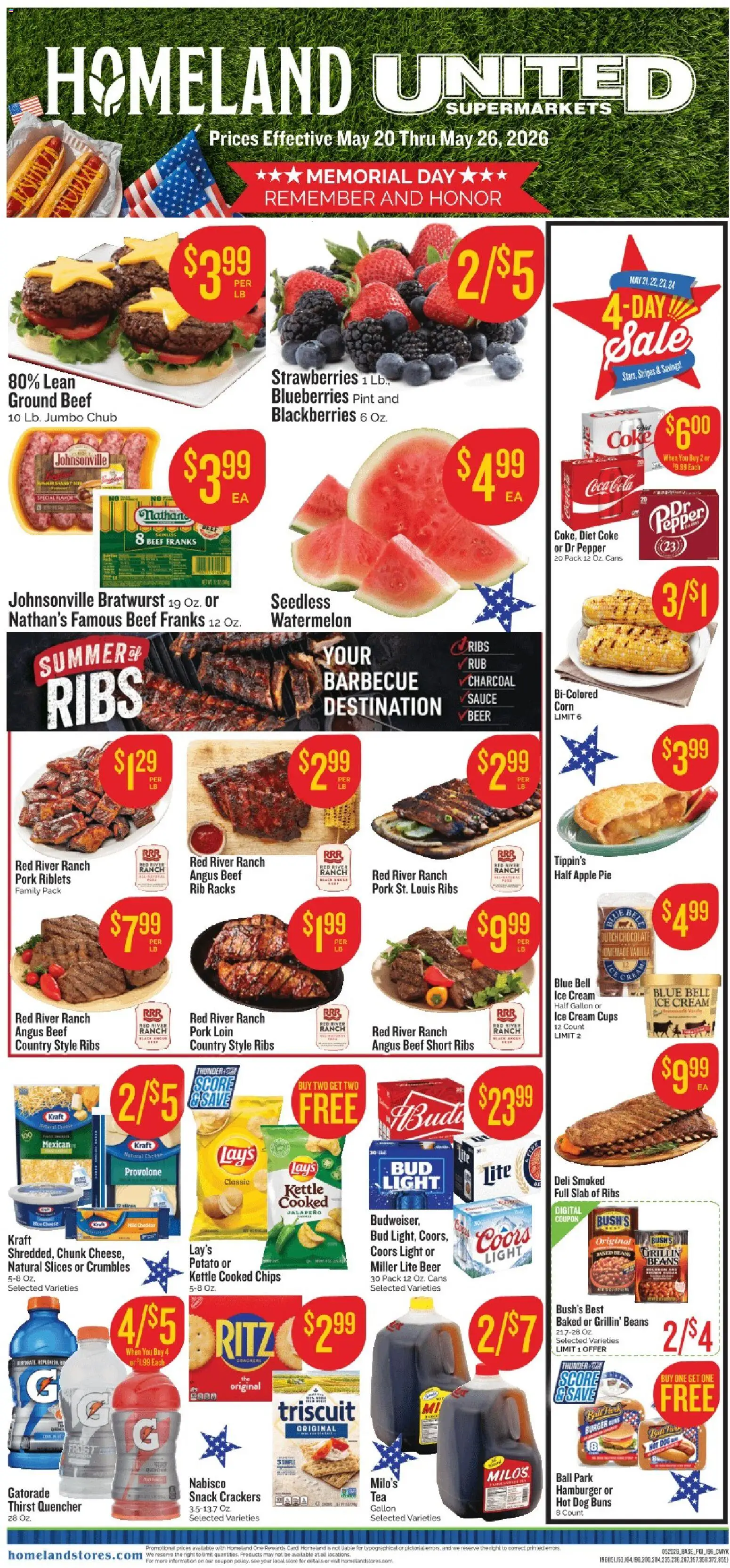 Ad Preview of Homeland Homeland Weekly Ad from 05/20/2026