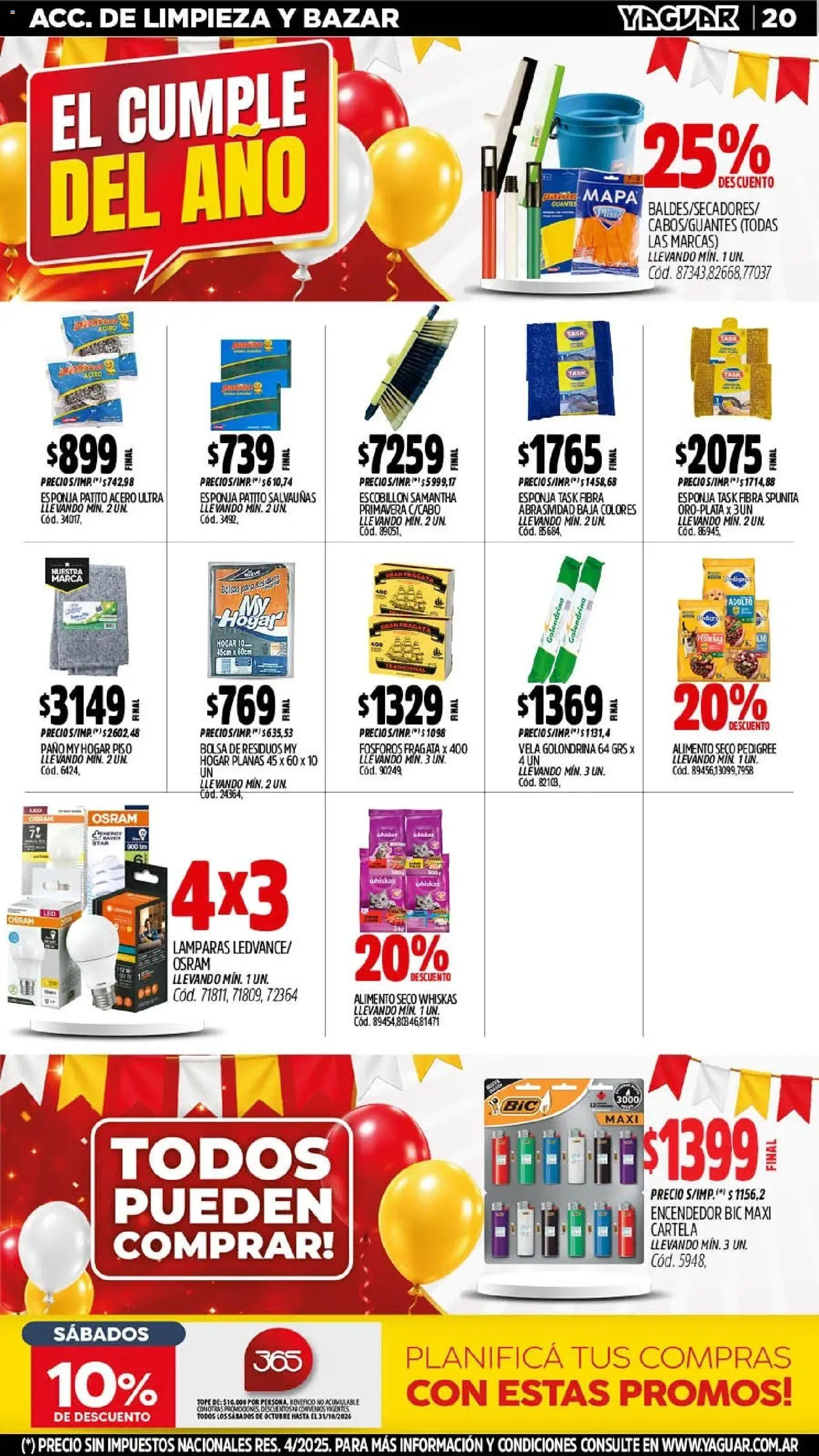 Vista previa del folleto de la tienda Yaguar válido desde el 26/10/2026 