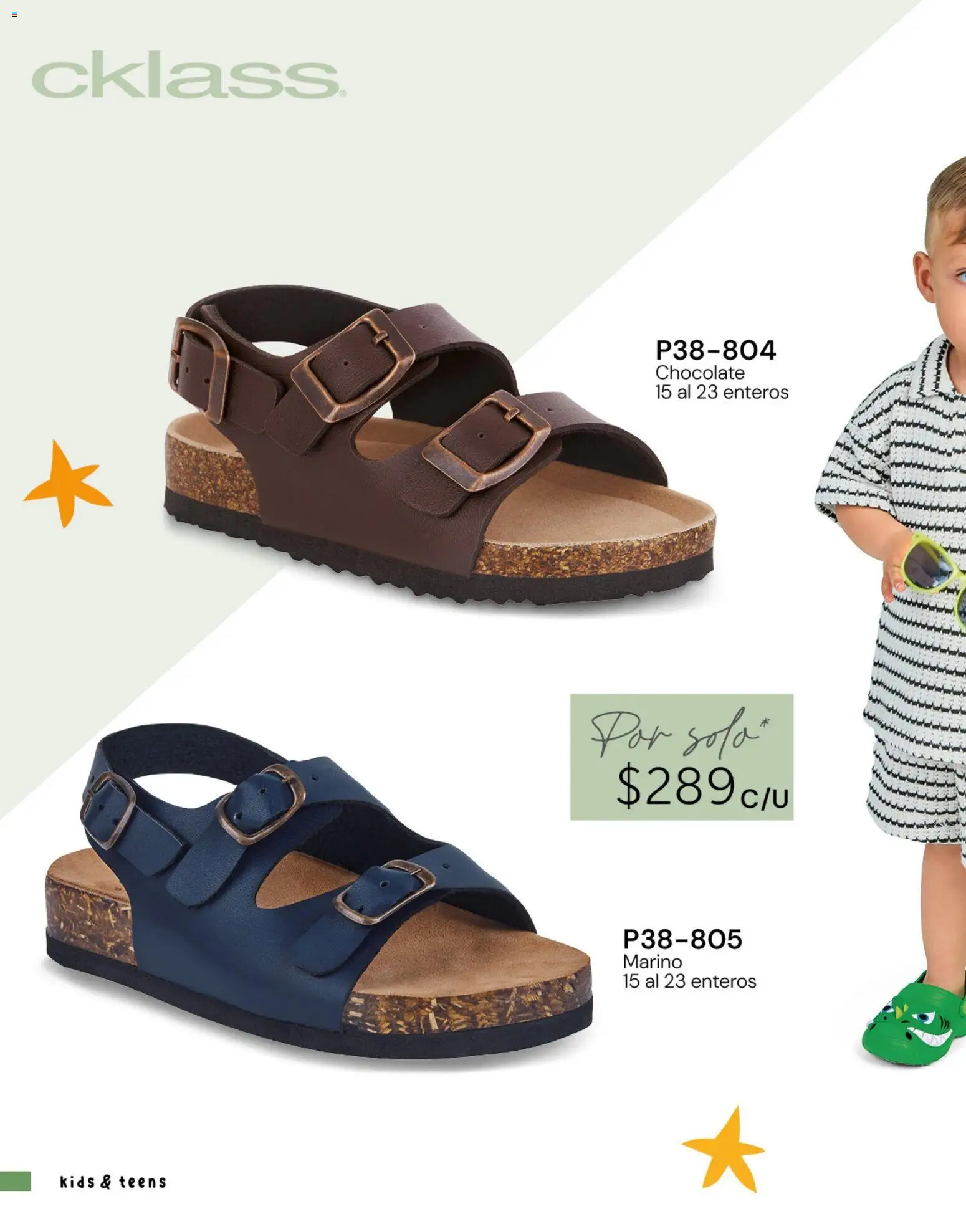 Vista previa las ofertas de la tienda Cklass - Cklass catálogo Novedades de verano calzado desde el 01/05/2026 - Chocolate