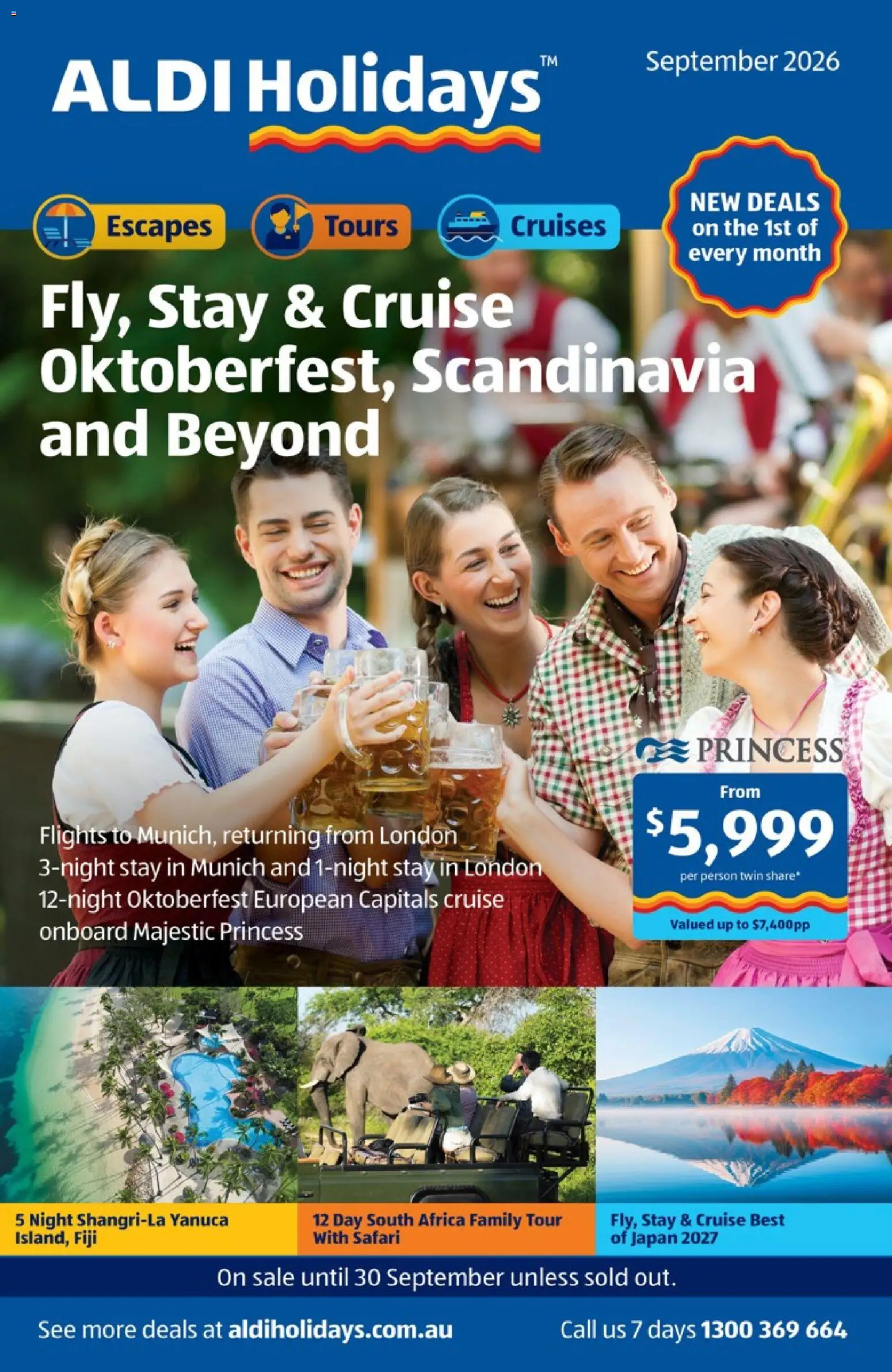 Preview of catalogue Aldi September Holidays from shop Aldi valid 01/09/2026