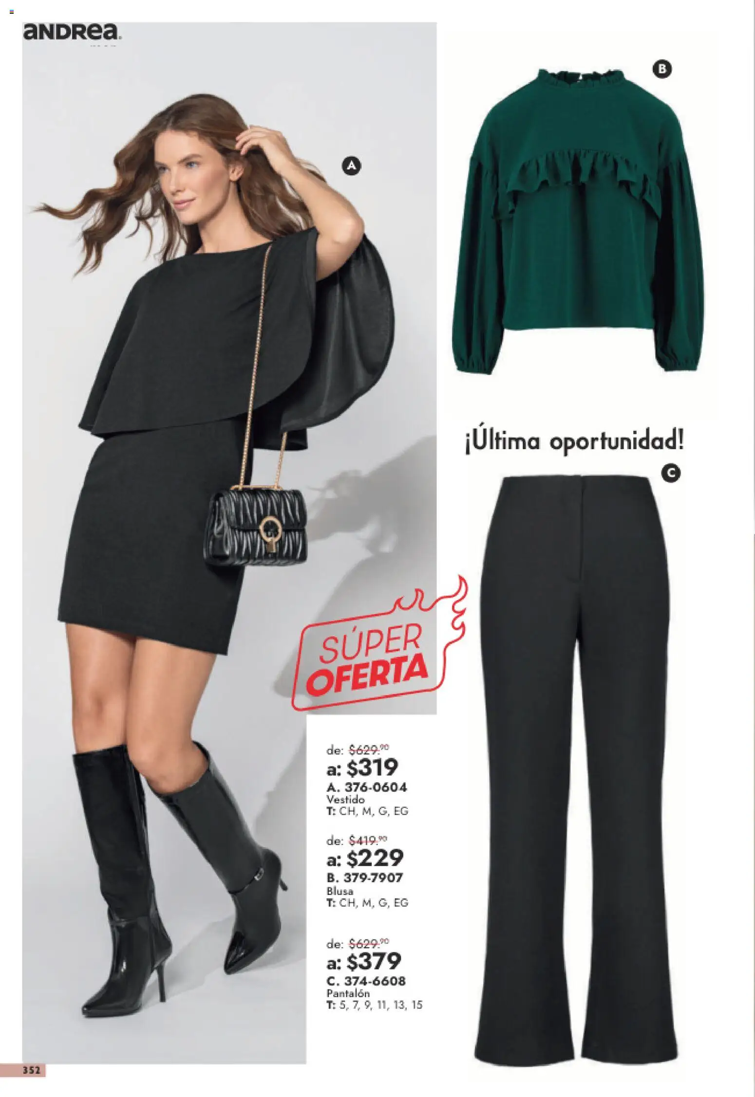 Vista previa las ofertas de la tienda Andrea - Andrea catálogo Outlet desde el 26/07/2026 