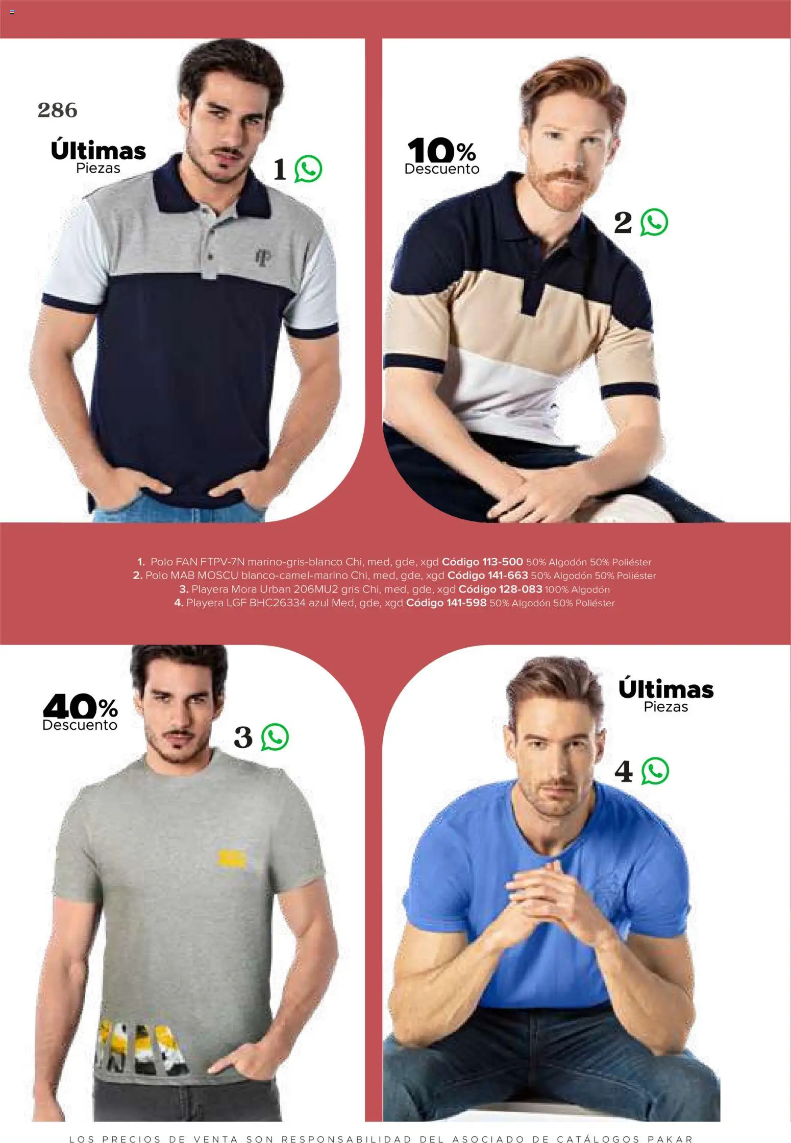 Vista previa las ofertas de la tienda SC Pakar - SC Pakar catálogo Ropa desde el 31/07/2026 