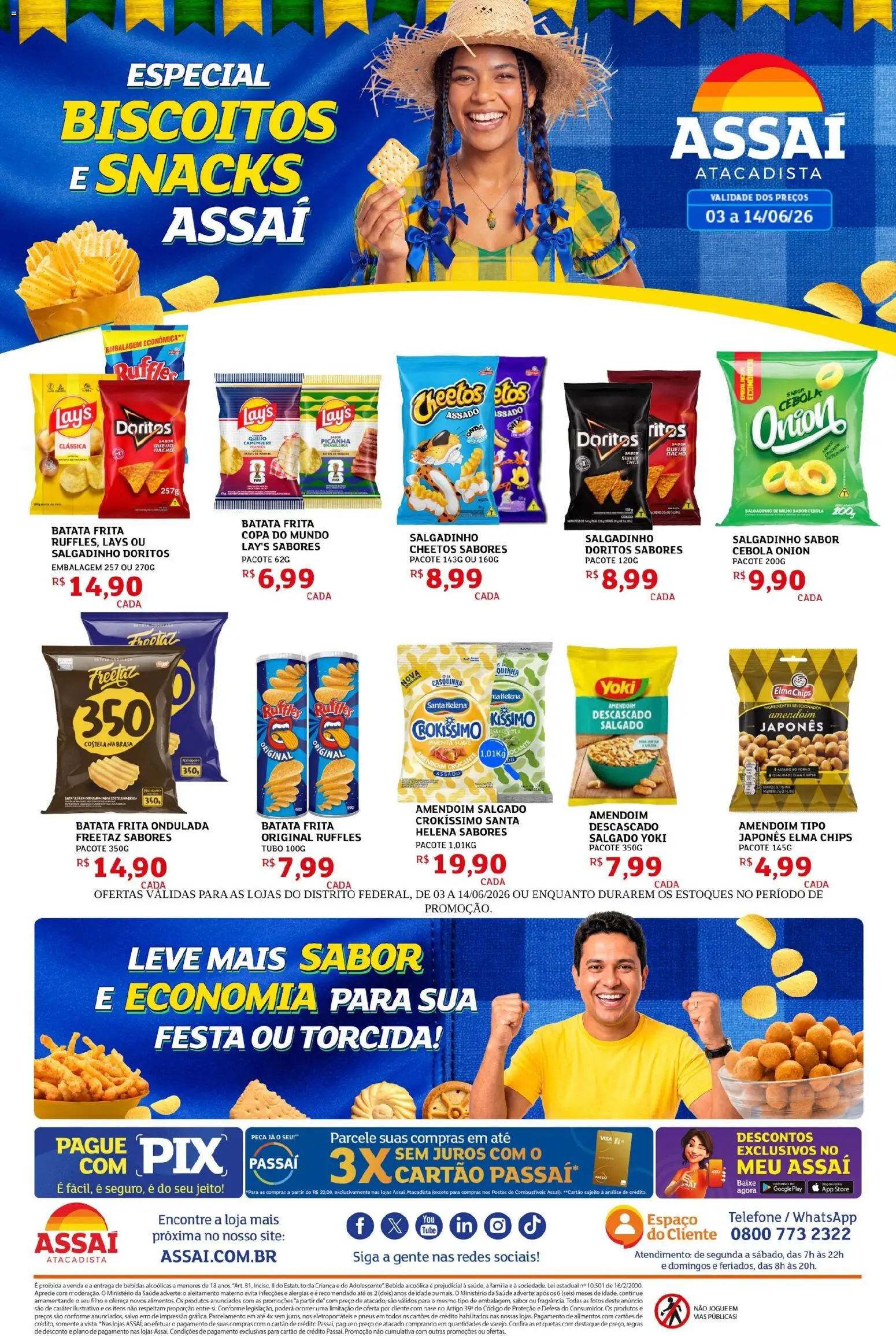 Pré-Visualização do folheto "Assaí Atacadista ofertas - DF" da loja Assaí Atacadista válido a partir de 03/06/2026