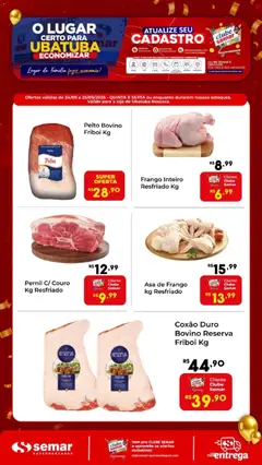 Pré-Visualização do folheto "Semar Supermercado ofertas Carne" da loja Semar Supermercado válido a partir de 24/09/2026