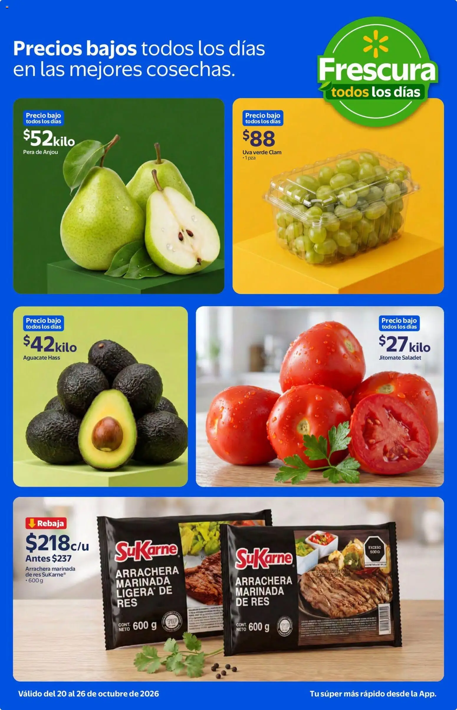 Vista previa las ofertas de la tienda Walmart Express - Walmart Express folleto Calidad y frescura a precios bajos todos los días. desde el 20/10/2026 