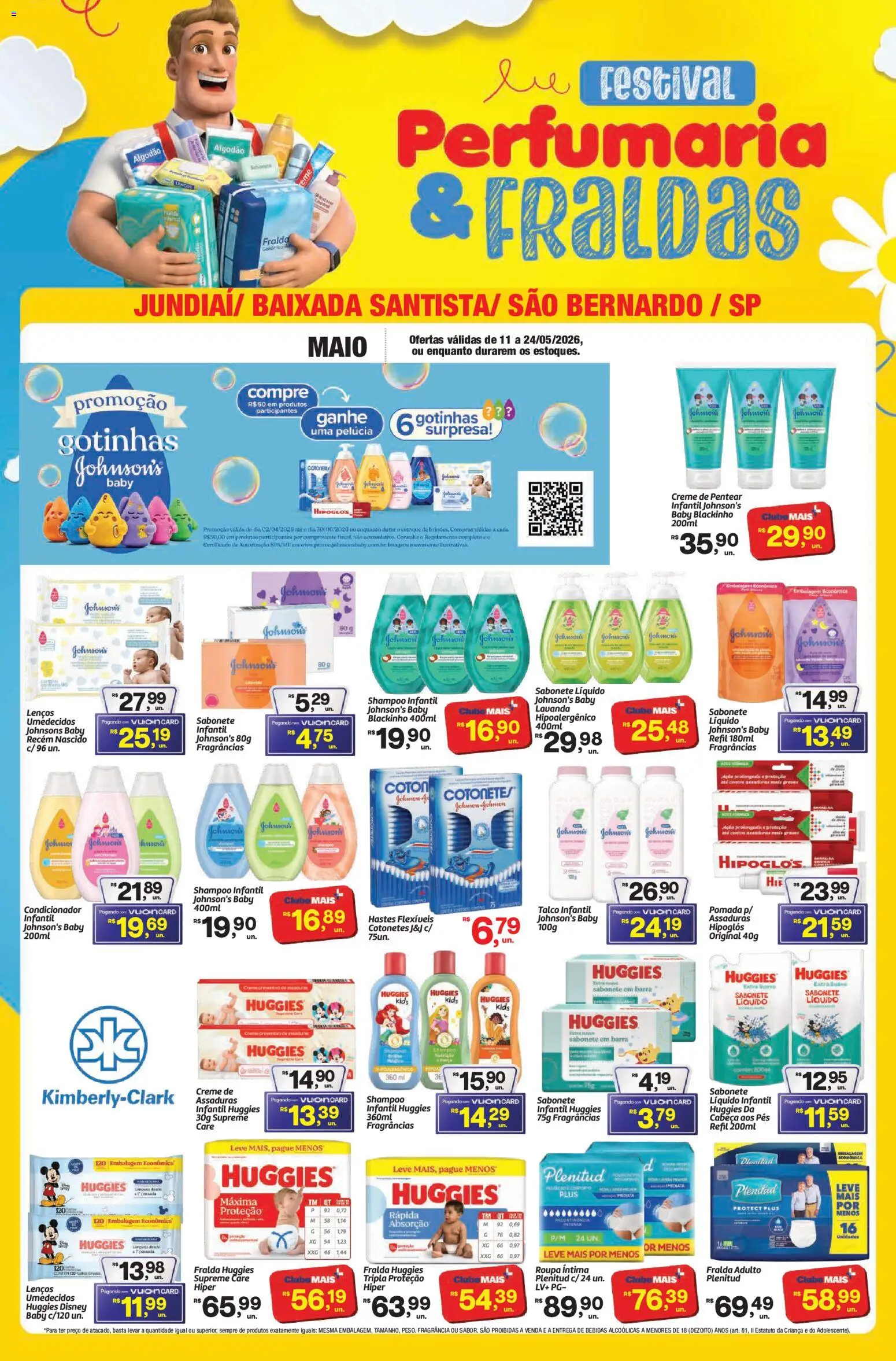Pré-Visualização do folheto "Fort Atacadista ofertas Perfumaria & Fraldas" da loja Fort Atacadista válido a partir de 11/05/2026