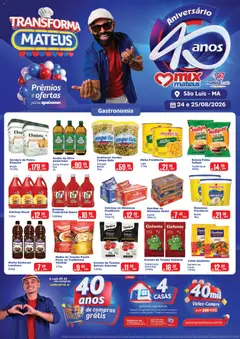 Pré-Visualização do folheto "Mateus ofertas Transforma de Aniversario" da loja Mateus válido a partir de 24/08/2026