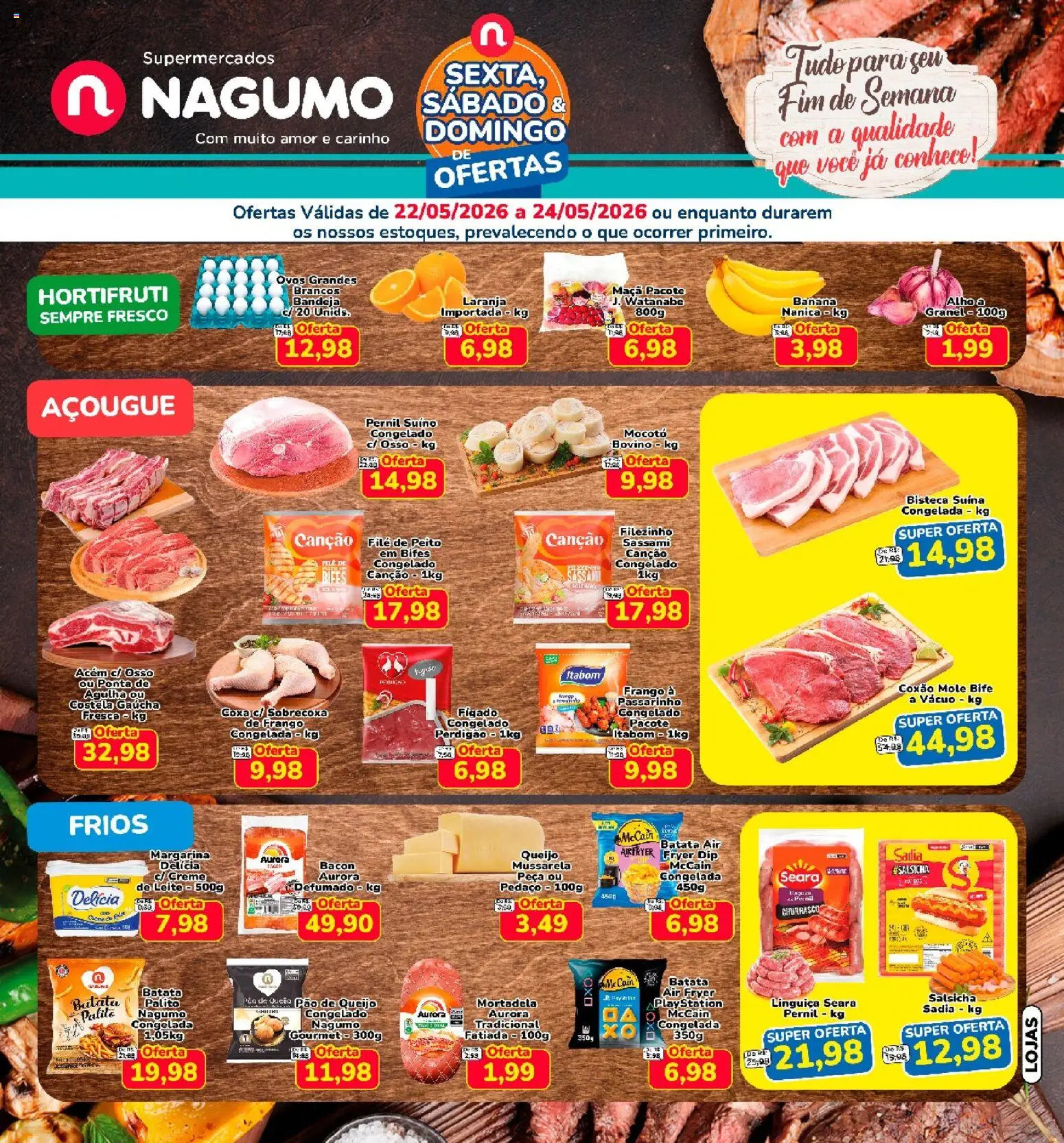 Pré-Visualização do folheto "Nagumo ofertas FDS" da loja Nagumo válido a partir de 22/05/2026