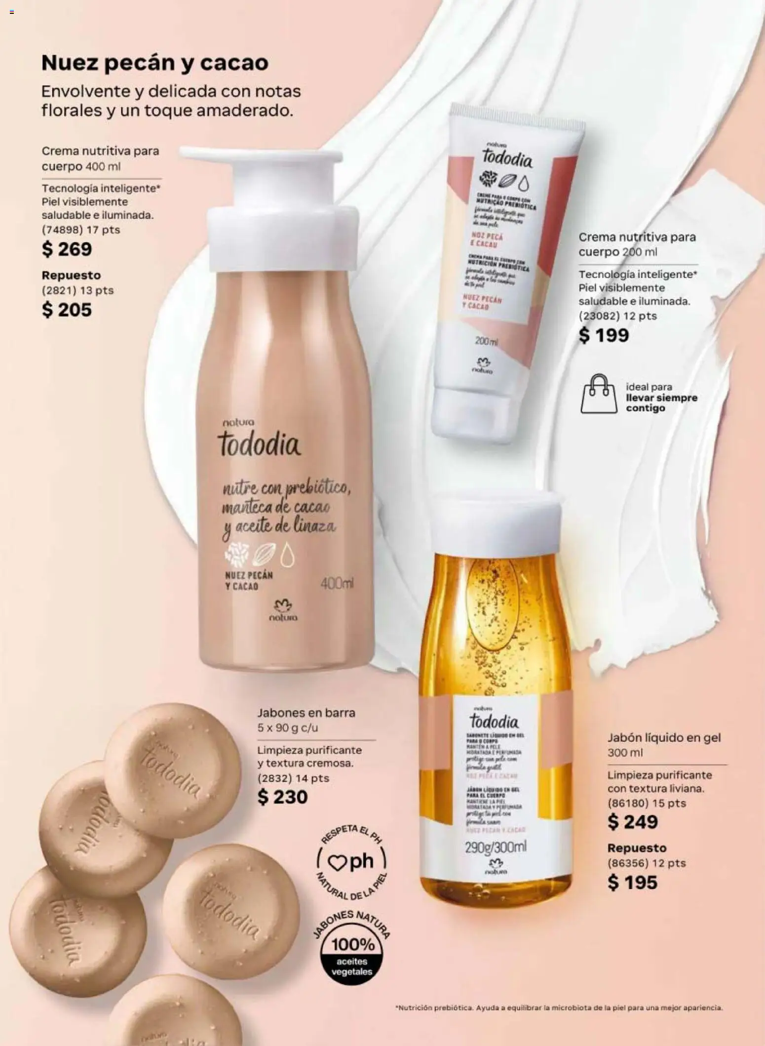 Vista previa las ofertas de la tienda Natura - Natura campaña 6 2026 desde el 02/04/2026 - Crema, Aceite, Cacao, Jabón, Nuez, Barra, Jabón líquido, Manteca de cacao