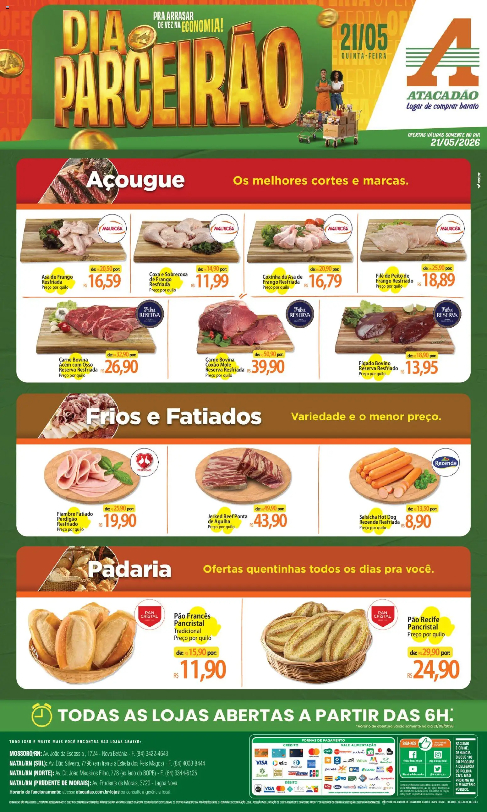 Pré-Visualização do folheto "Atacadão ofertas - RN" da loja Atacadão válido a partir de 21/05/2026