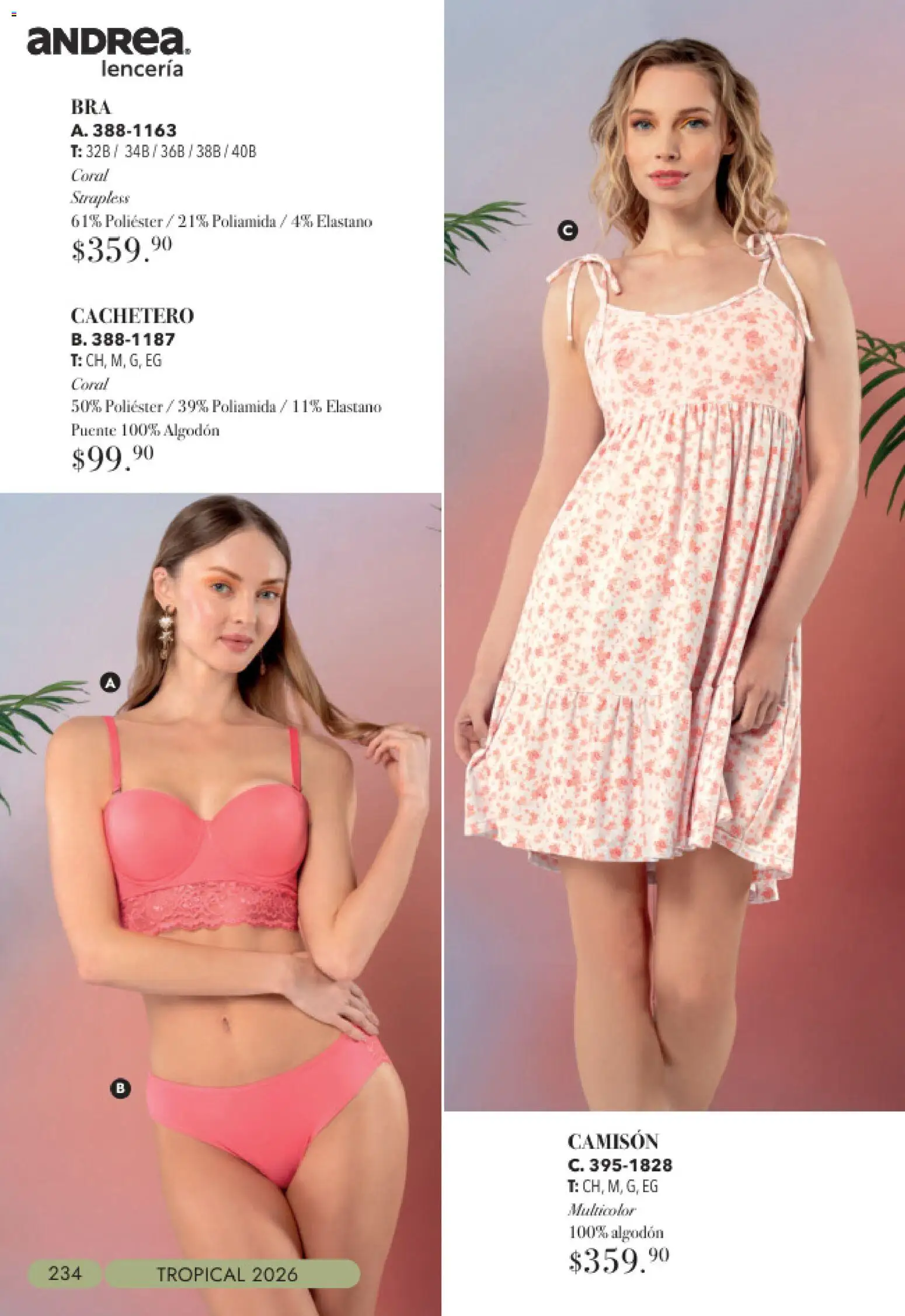Vista previa las ofertas de la tienda Andrea - Andrea catálogo Tropical desde el 23/08/2026 