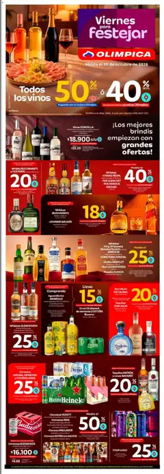  Vista previa del prospecto Olímpica catálogo Viernes para festejar del almacen Olímpica válida del 30/10/2026 al 30/10/2026
