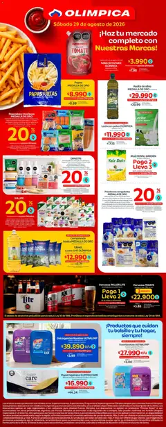  Vista previa del prospecto Olímpica catálogo NUESTRAS MARCAS del almacen Olímpica válida del 29/08/2026 al 30/08/2026