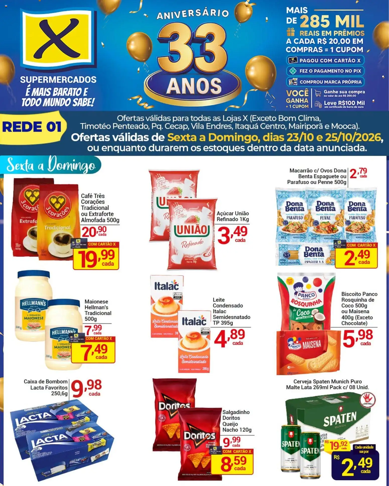 Ofertas X Supermercados até 29/10/2026. - Página 1
