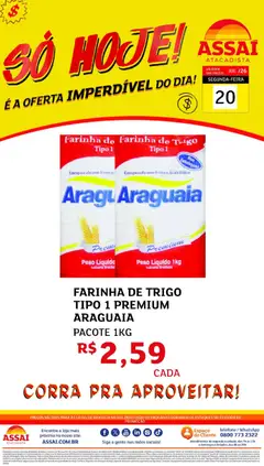 Pré-Visualização do folheto "Assaí Atacadista ofertas - DF" da loja Assaí Atacadista válido a partir de 20/07/2026