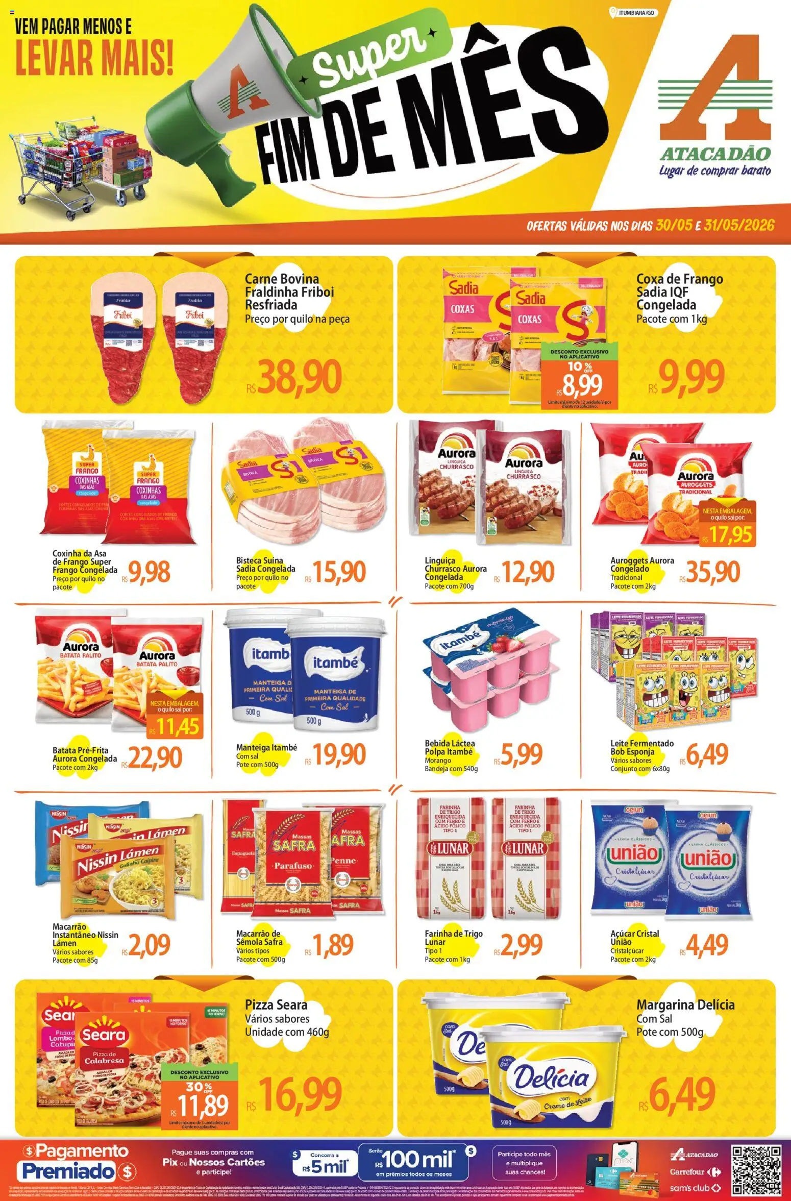 Pré-Visualização do folheto "Atacadão ofertas - GO" da loja Atacadão válido a partir de 30/05/2026