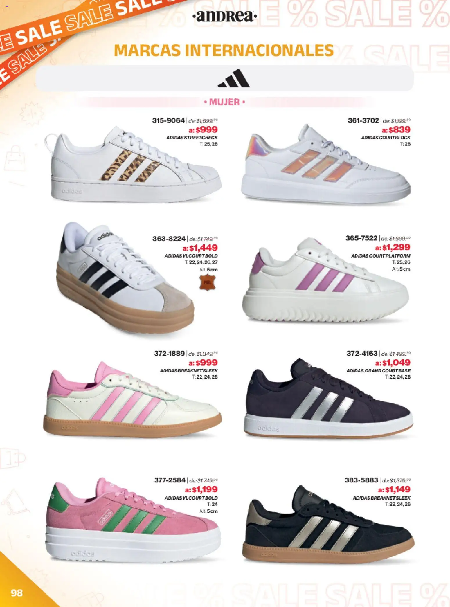Vista previa las ofertas de la tienda Andrea - Catálogo Outlet desde el 21/12/2025 