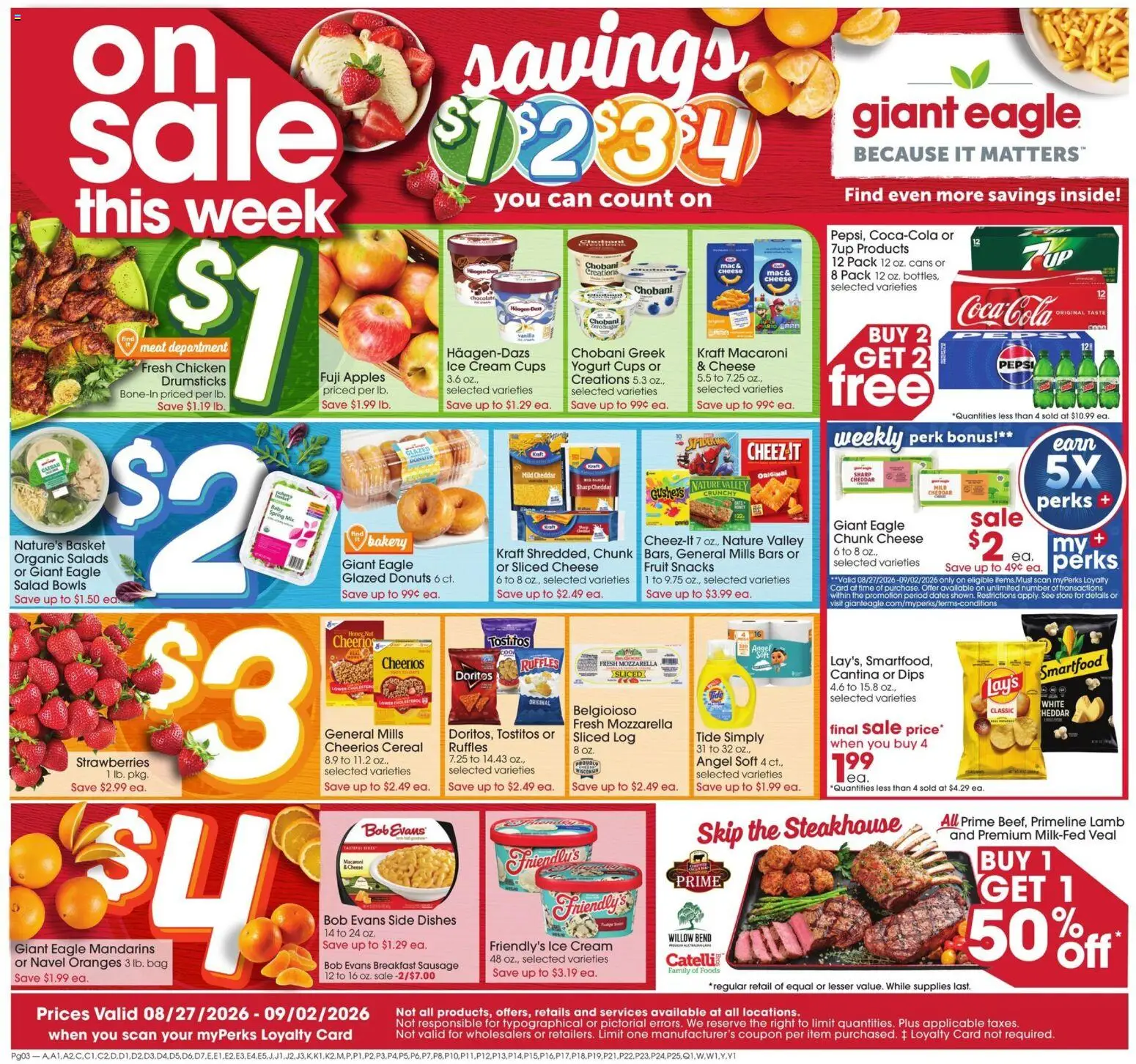 Ad Preview of Giant Eagle Giant Eagle Weekly Ad from 08/27/2026
