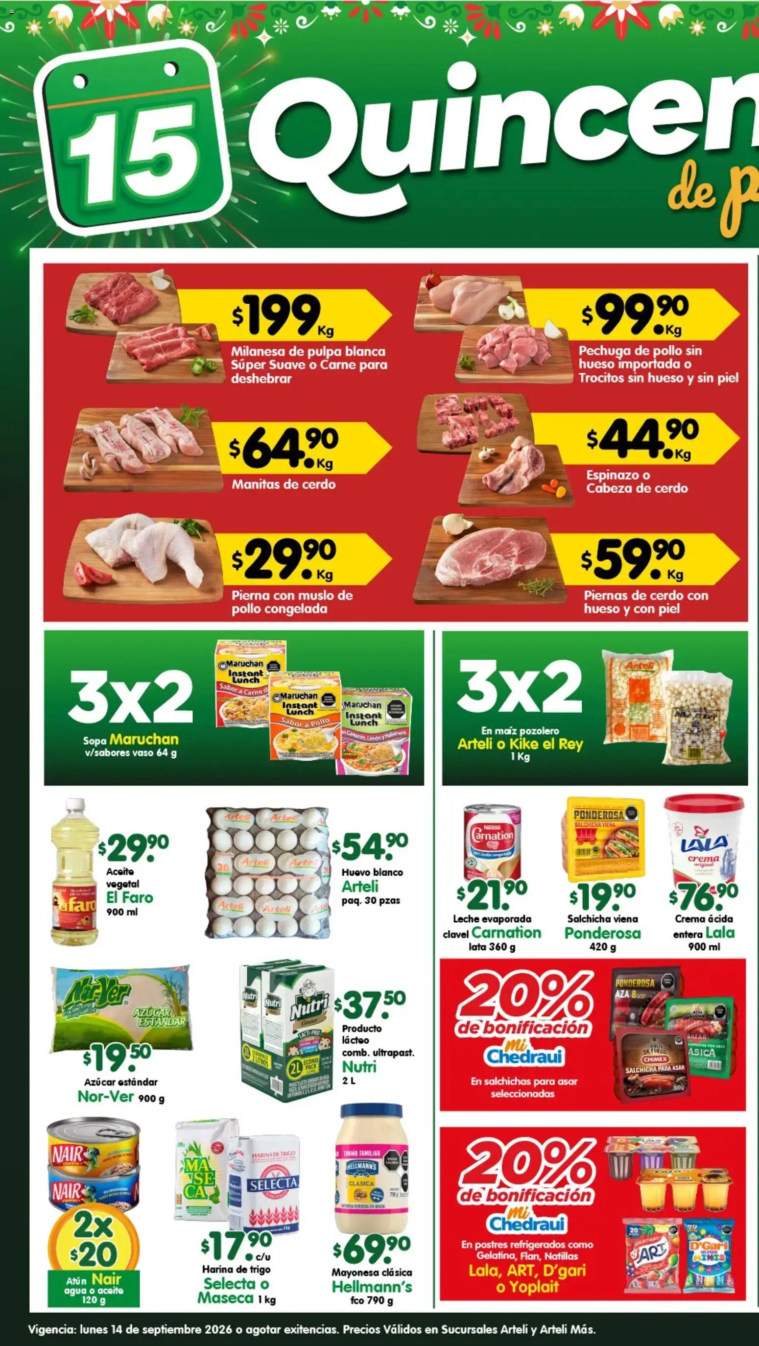 Vista previa las ofertas de la tienda Arteli - Arteli folleto desde el 14/09/2026 