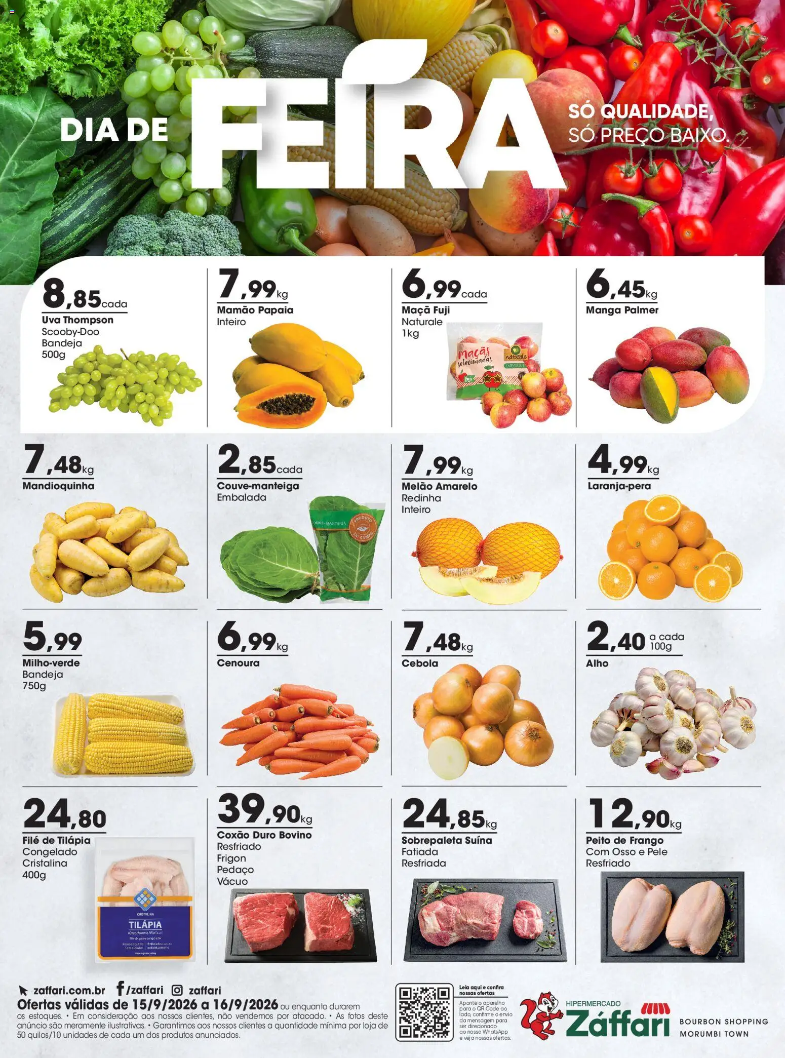 Pré-Visualização do folheto "Zaffari ofertas Dia de Feira - SP" da loja Zaffari válido a partir de 15/09/2026