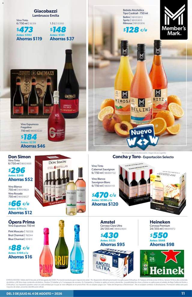 Nuevo catálogo de Sam's Club a partir del 03/07