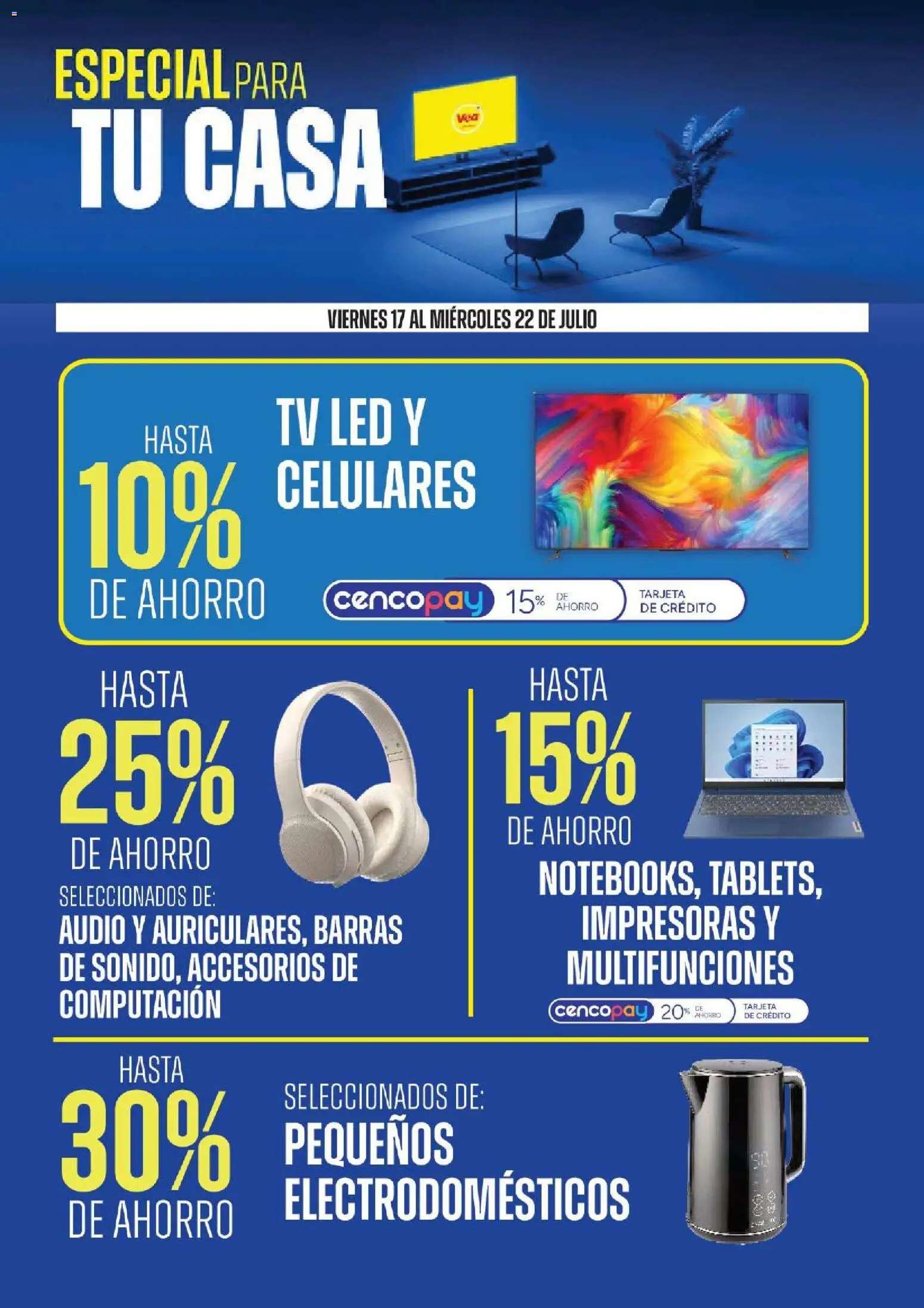Vista previa del folleto de la tienda Vea válido desde el 17/07/2026 