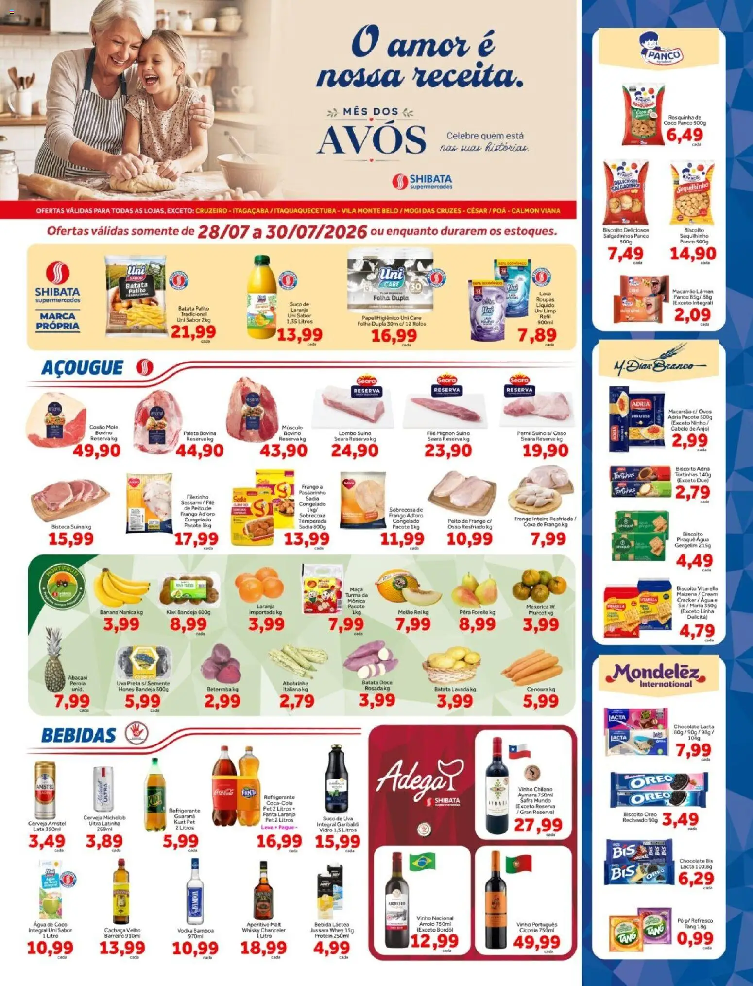 Pré-Visualização do folheto "Shibata - Ofertas da semana" da loja Shibata válido a partir de 28/07/2026