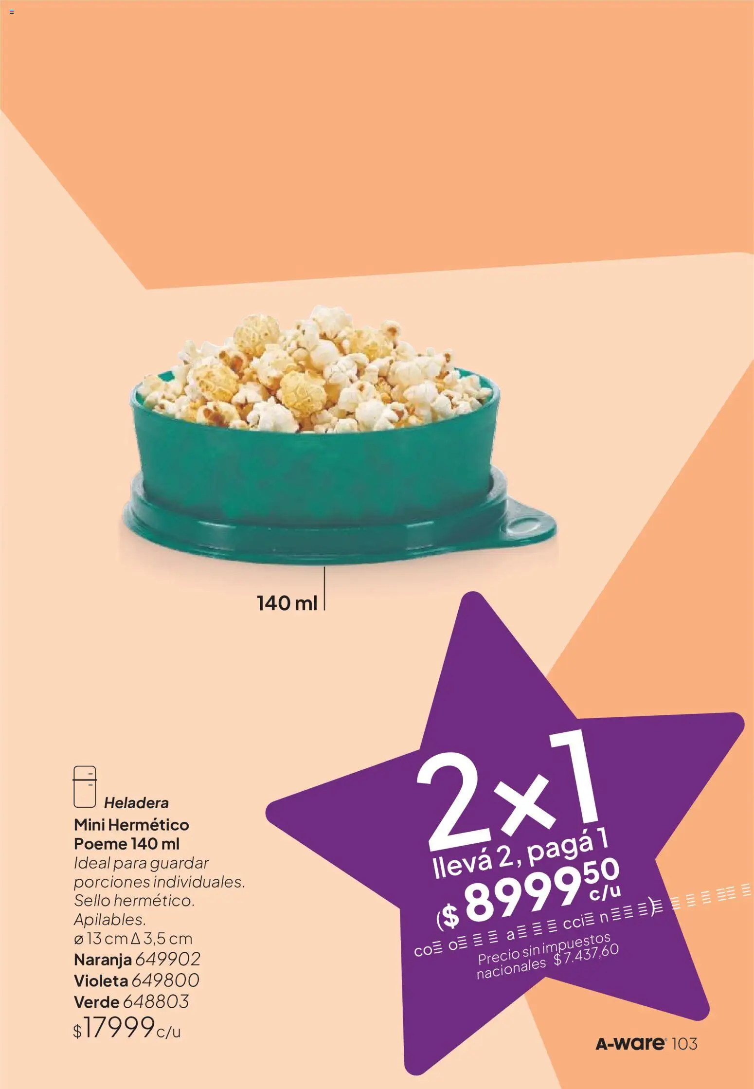 Vista previa del folleto de la tienda Tupperware válido desde el 12/10/2026 