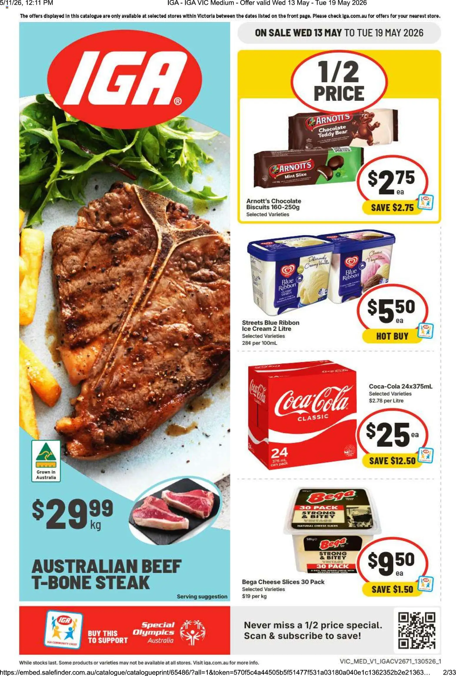 Preview of catalogue IGA catalogue from shop IGA valid 13/05/2026