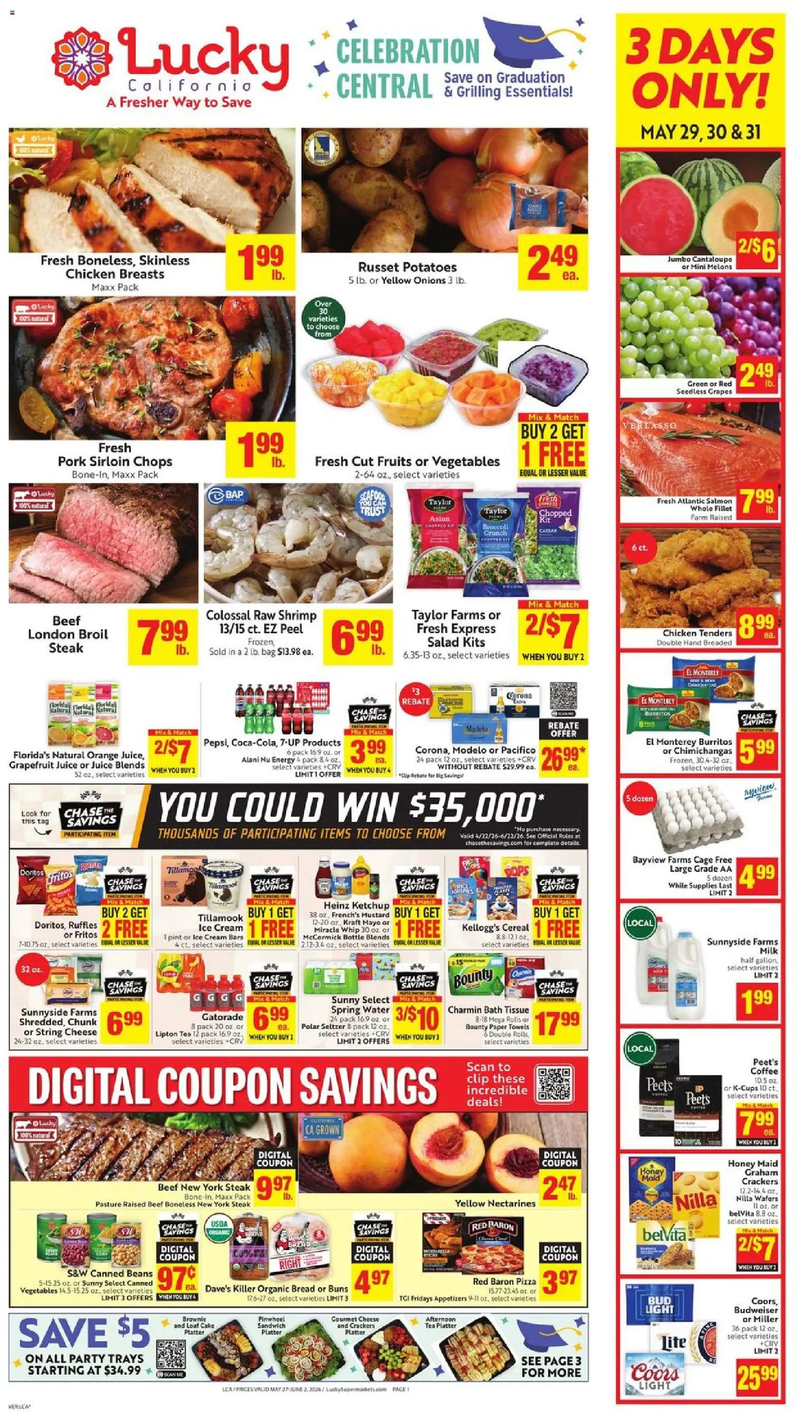 Ad Preview of Lucky Supermarkets Lucky Supermarkets Weekly Ad from 05/27/2026