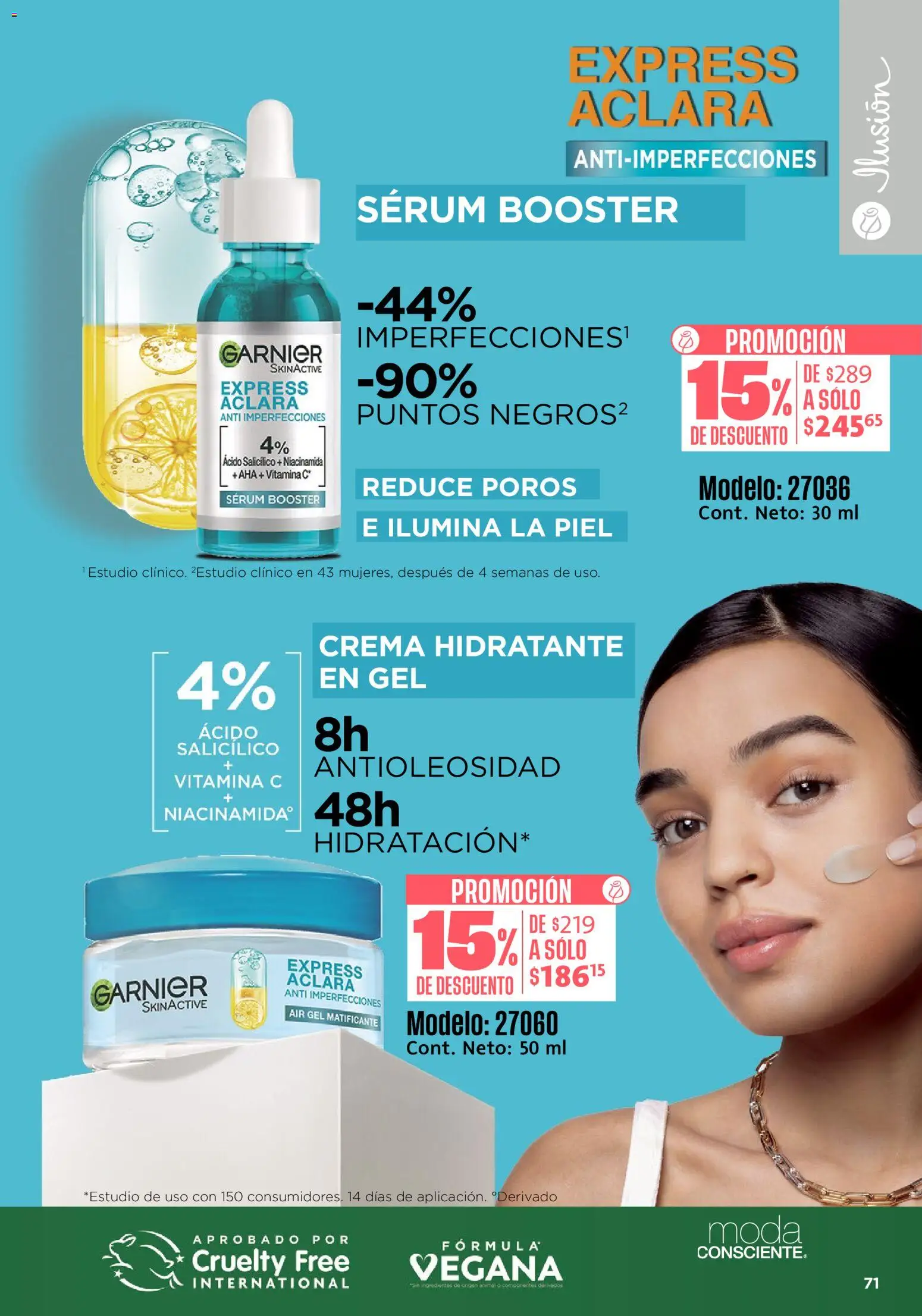Vista previa las ofertas de la tienda Ilusión - Ilusión catálogo Marcas Amigas desde el 01/09/2026 - Crema, Serum, Ingredientes