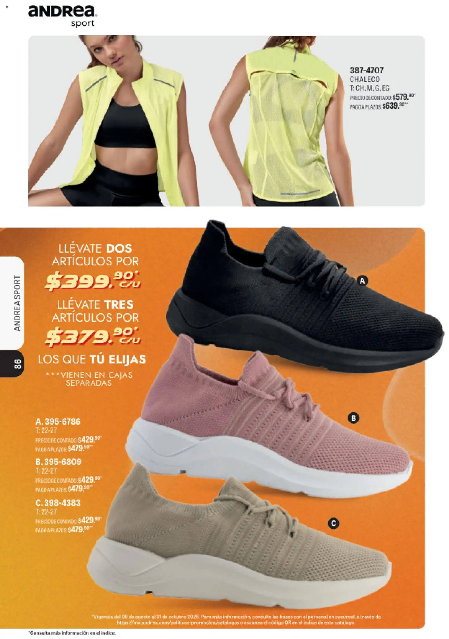 Vista previa las ofertas de la tienda Andrea - Andrea catálogo Sport desde el 23/08/2026 
