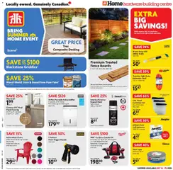 Preview of leaflet Home Hardware weekly flyer / circulaire from shop Home Hardware is valid from Jul 16, 2026