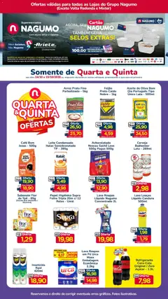 Pré-Visualização do folheto "Nagumo ofertas Quarta e Quinta" da loja Nagumo válido a partir de 14/10/2026