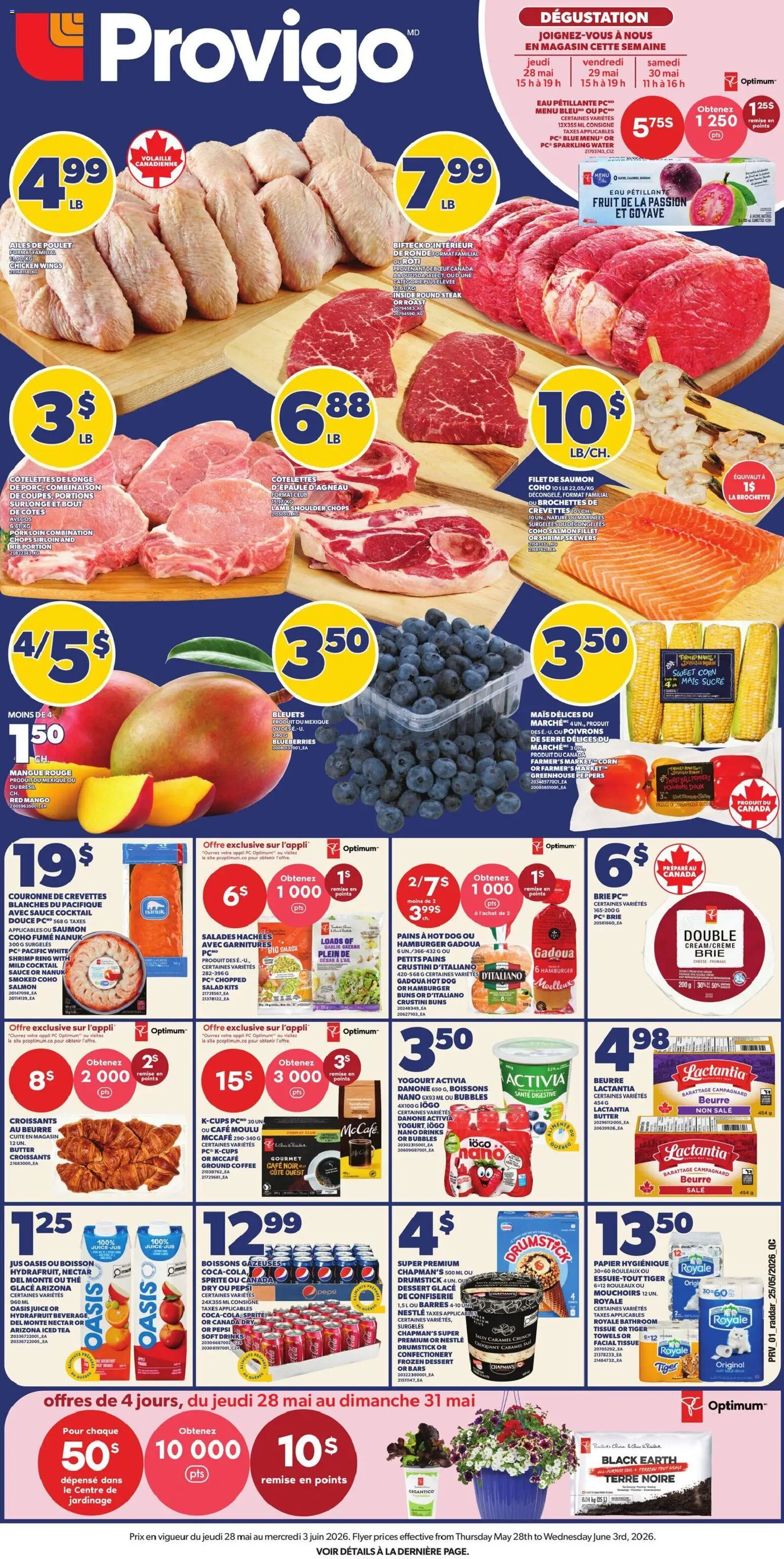 Preview of leaflet Provigo weekly flyer / circulaire from shop Provigo is valid from May 28, 2026