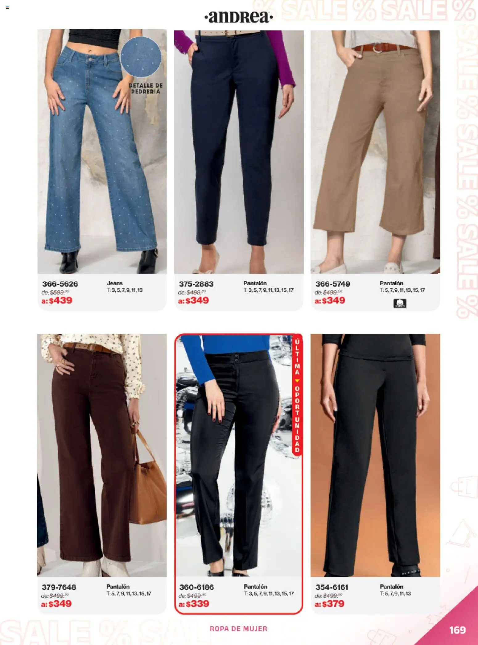 Vista previa las ofertas de la tienda Andrea - Catálogo Outlet desde el 21/12/2025 - Ropa