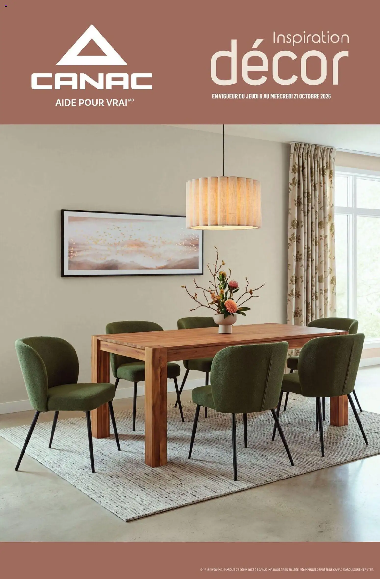 Preview of leaflet Canac circulaire - Inspiration décor from shop Canac is valid from Oct 08, 2026