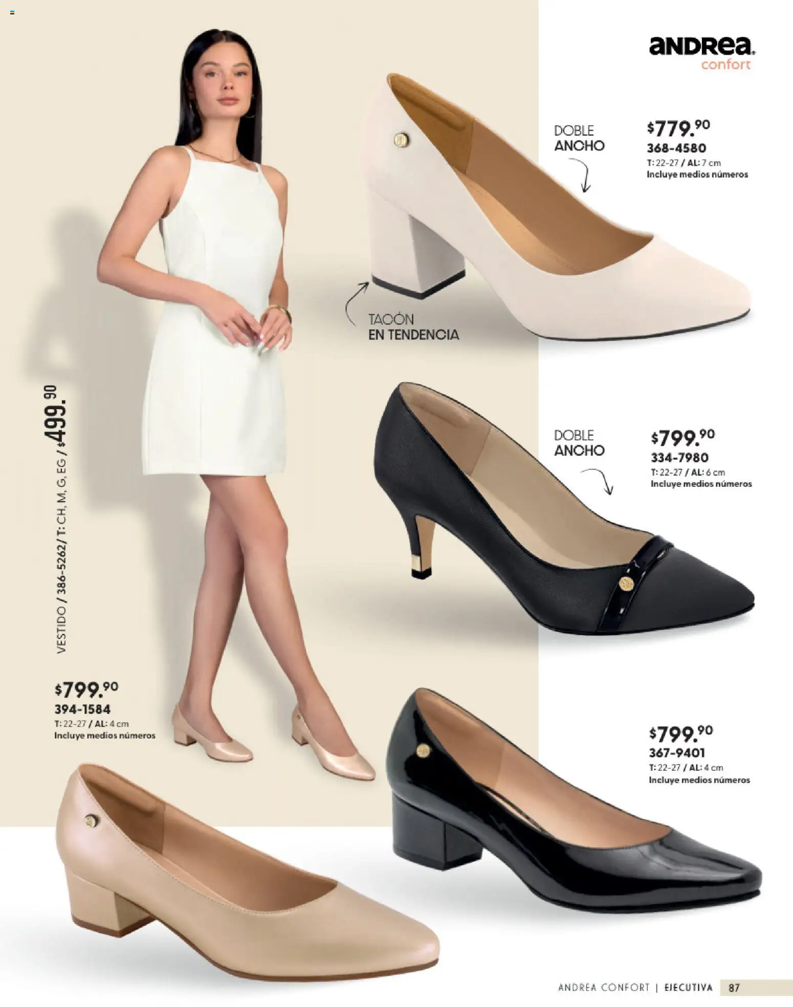 Vista previa las ofertas de la tienda Andrea - Andrea catálogo Calzado Confort desde el 24/05/2026 - Vestido