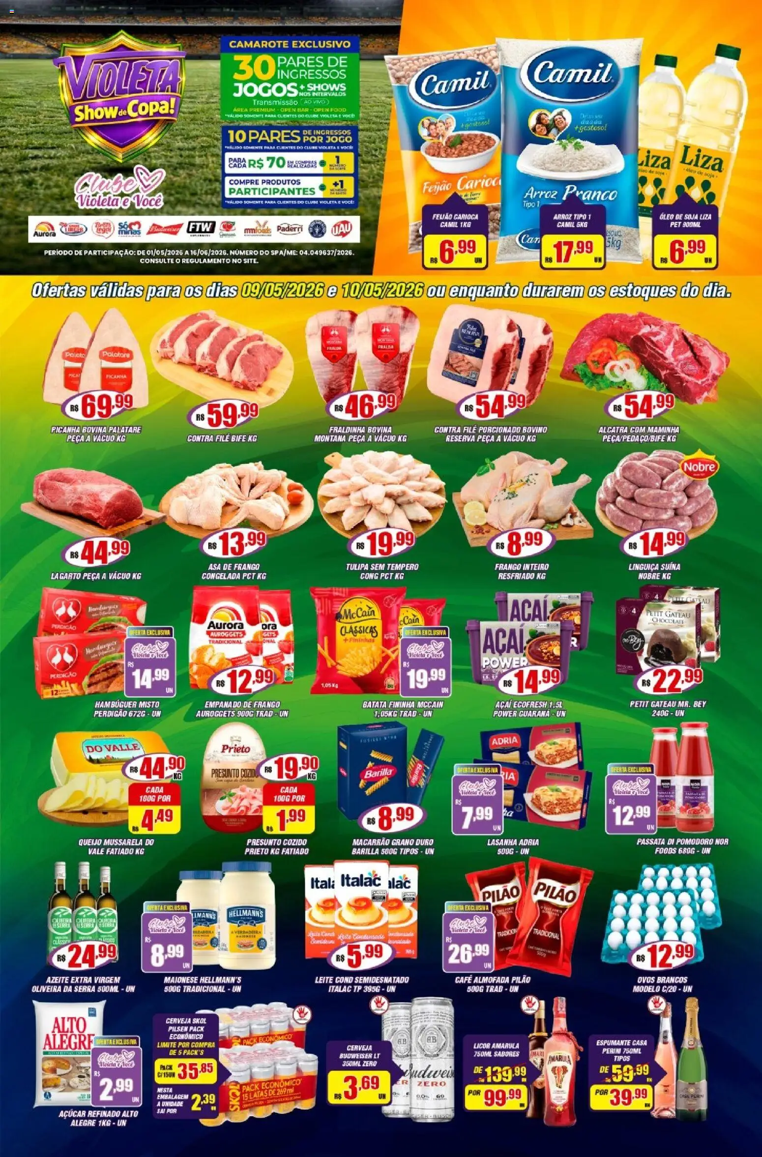Pré-Visualização do folheto "Violeta Supermercados - Ofertas da semana" da loja Violeta Supermercados válido a partir de 01/05/2026
