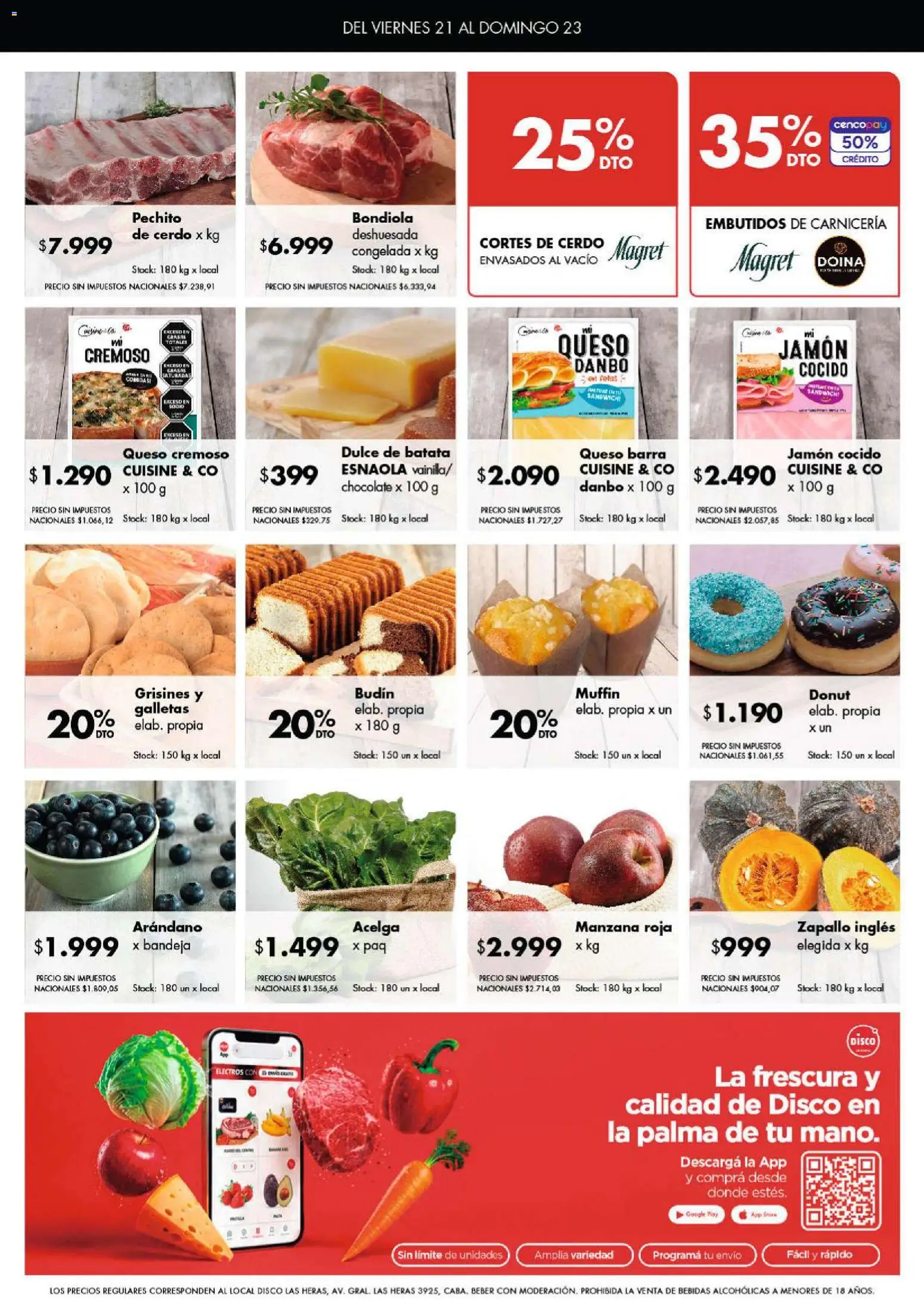 Vista previa del folleto de la tienda Disco válido desde el 20/08/2026 