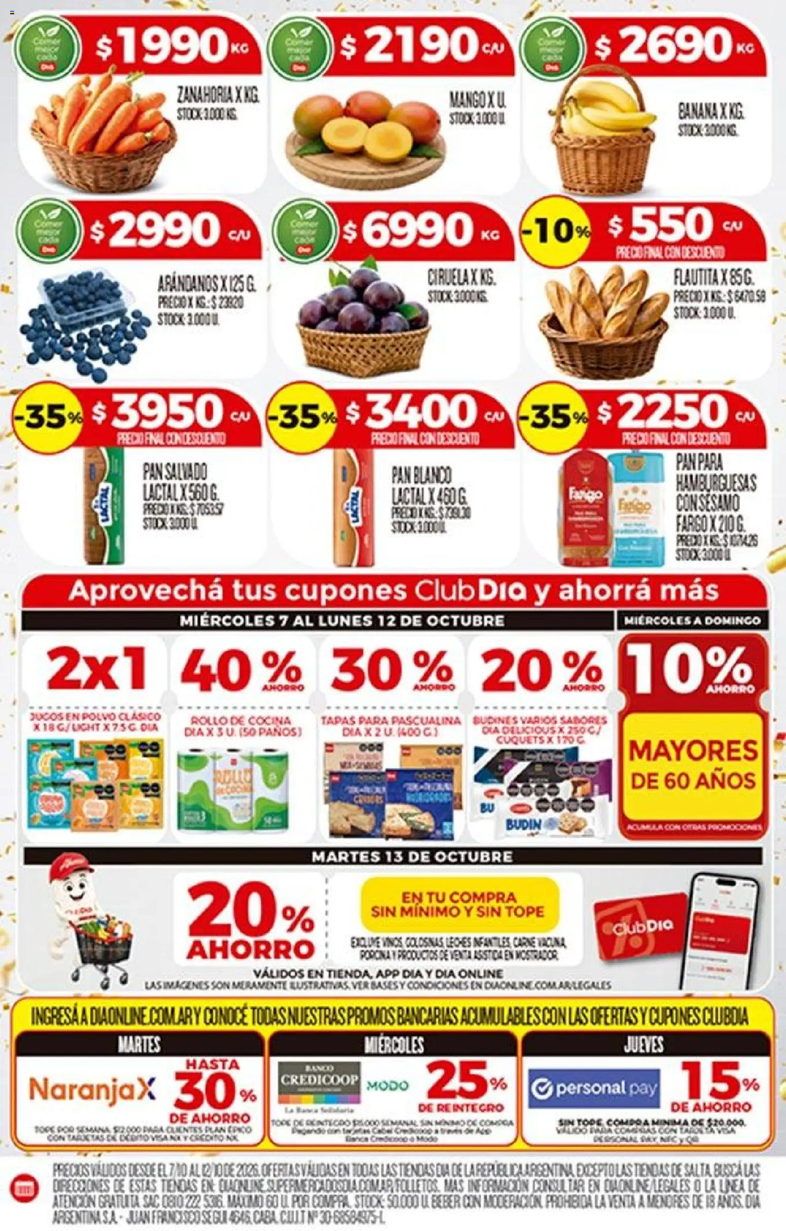 Vista previa del folleto de la tienda Dia válido desde el 07/10/2026 
