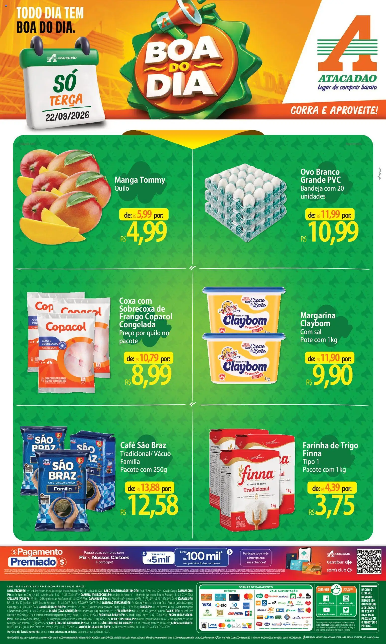 Pré-Visualização do folheto "Atacadão ofertas - PE" da loja Atacadão válido a partir de 22/09/2026
