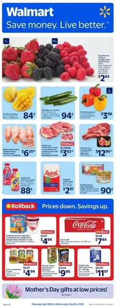 Preview of leaflet Walmart weekly flyer from shop Walmart is valid from Apr 30, 2026