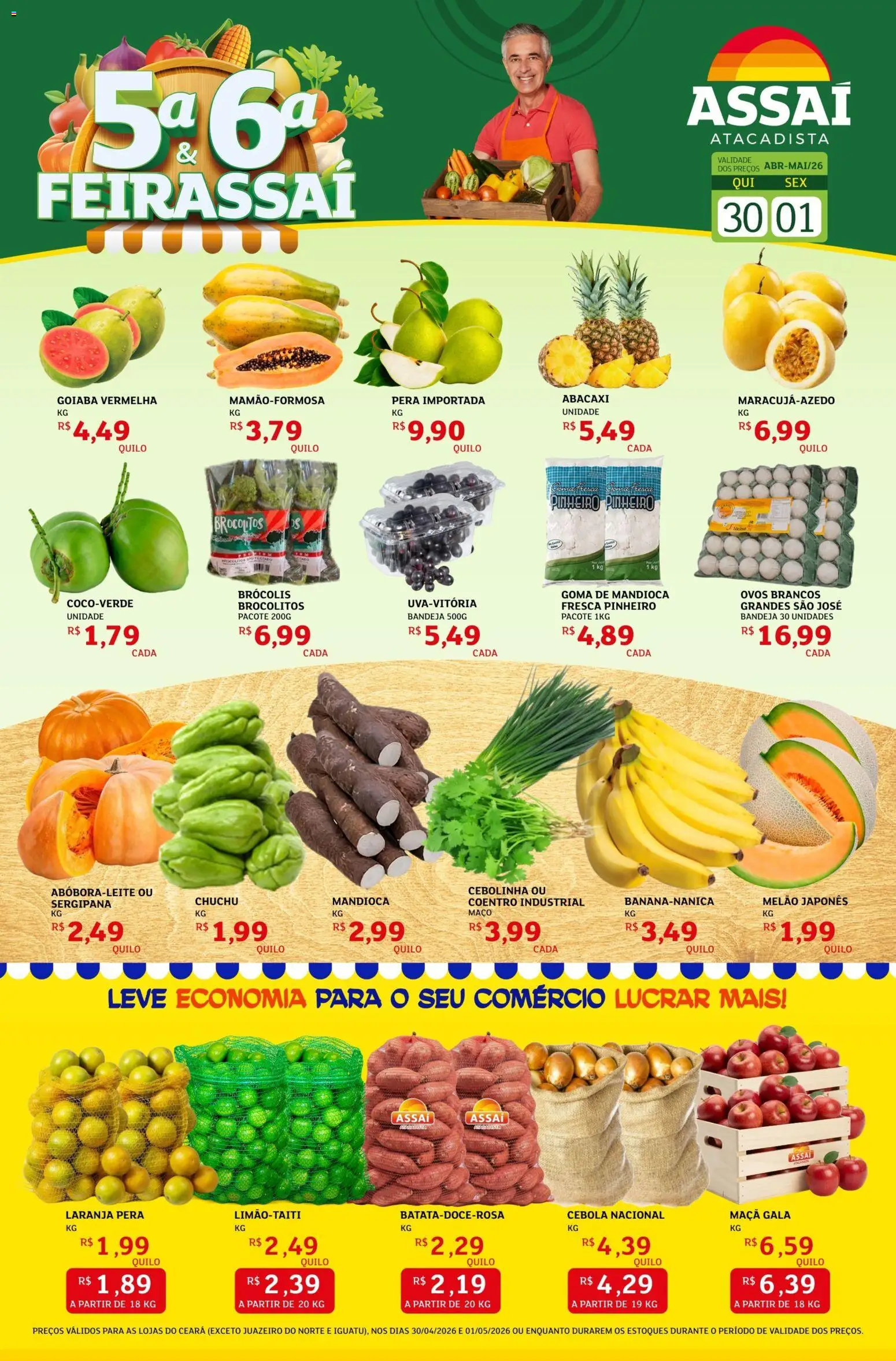 Pré-Visualização do folheto "Assaí Atacadista ofertas - CE" da loja Assaí Atacadista válido a partir de 30/04/2026